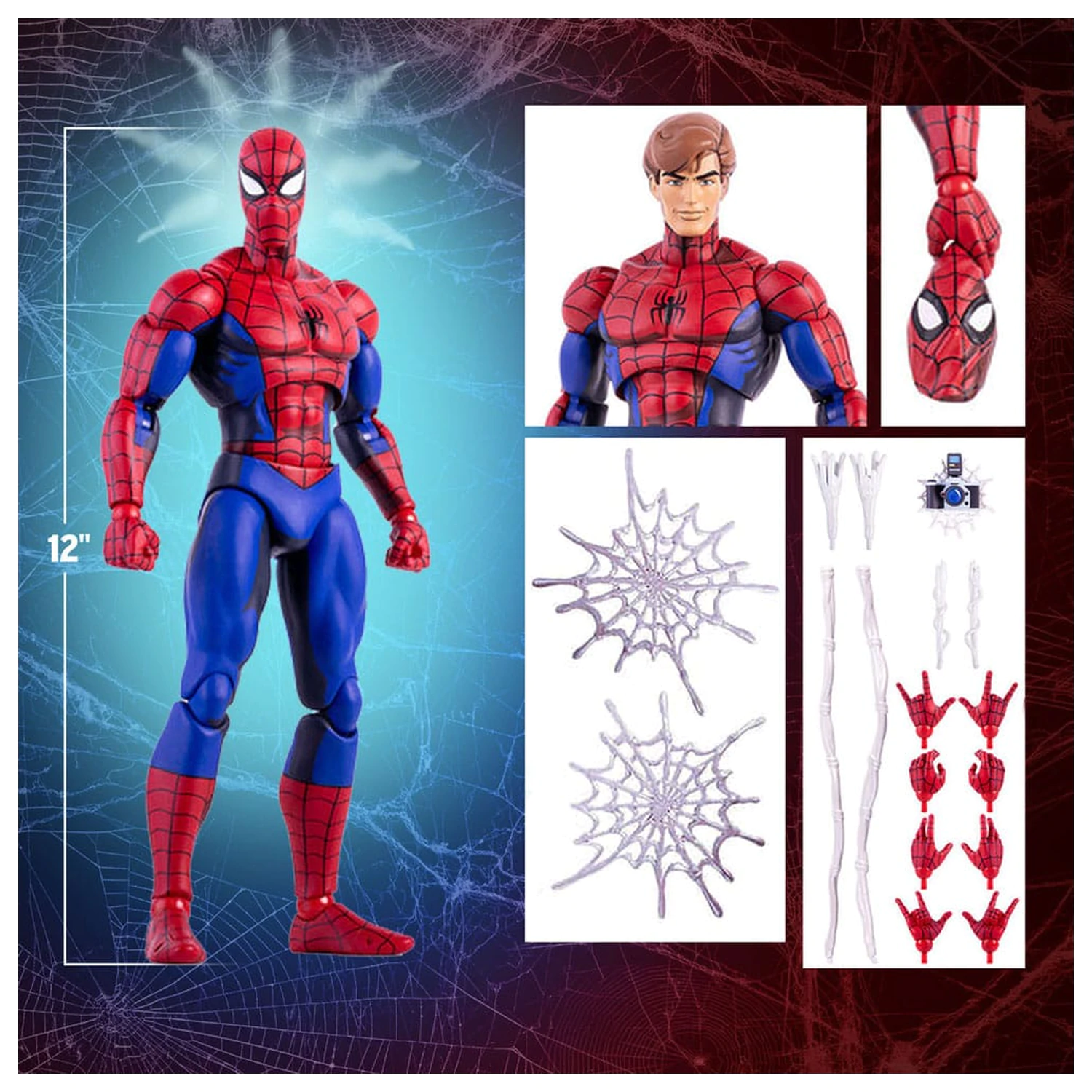 Spider-Man: The Animated Series akcijska figura 1/6 Spider-Man 30 cm fotografija izdelka