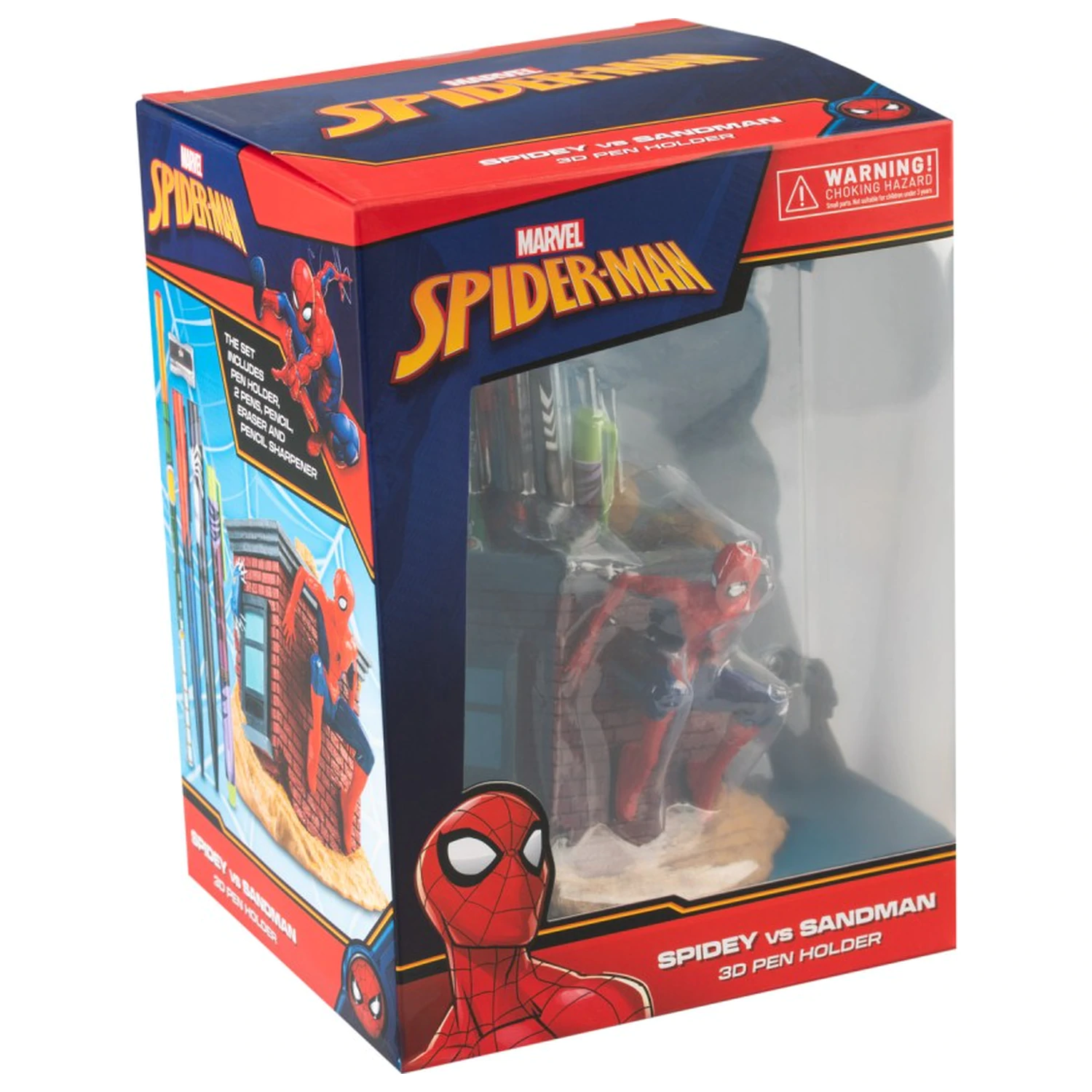 Marvel Spiderman držala za svinčnike + svinčniki fotografija izdelka