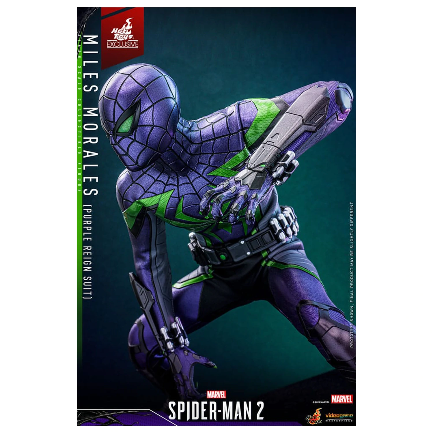 Spider-Man Video Game Masterpiece akcijska figura 1/6 Miles Morales (Purple Reign Suit) Hot Toys Exclusive 30 cm fotografija izdelka