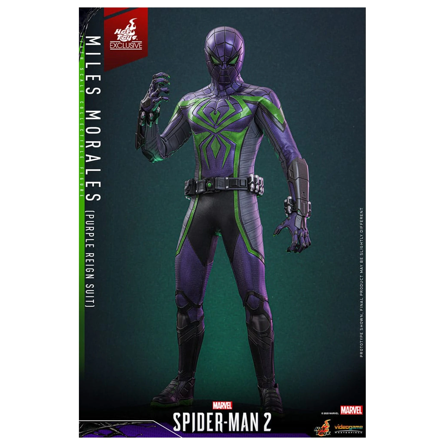 Spider-Man Video Game Masterpiece akcijska figura 1/6 Miles Morales (Purple Reign Suit) Hot Toys Exclusive 30 cm fotografija izdelka