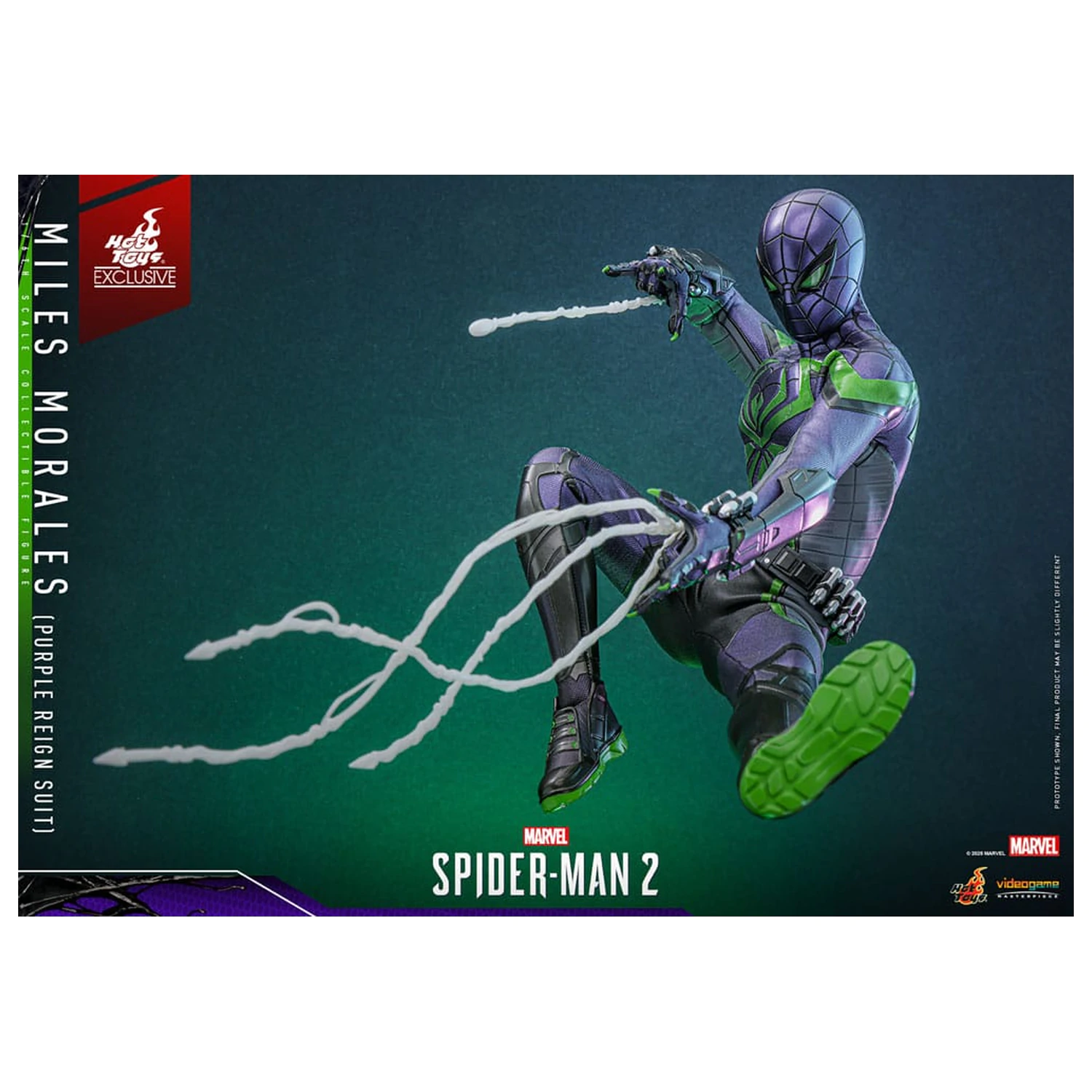 Spider-Man Video Game Masterpiece akcijska figura 1/6 Miles Morales (Purple Reign Suit) Hot Toys Exclusive 30 cm fotografija izdelka