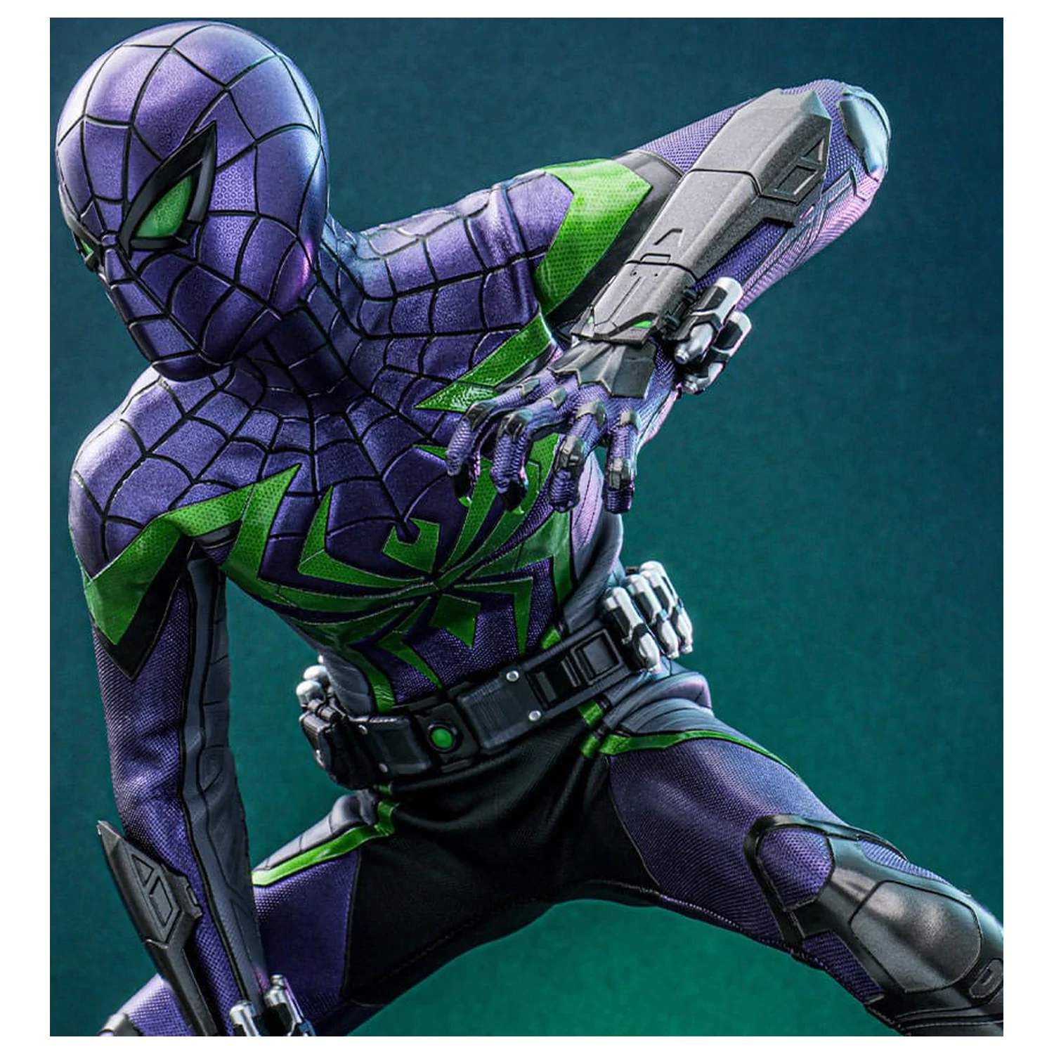 Spider-Man Video Game Masterpiece akcijska figura 1/6 Miles Morales (Purple Reign Suit) Hot Toys Exclusive 30 cm fotografija izdelka