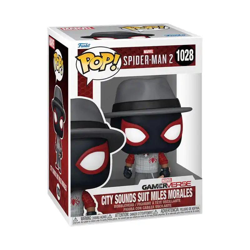 Spiderman 2 Funko POP! Games Vinyl Figura City Sounds Miles 9 cm fotografija izdelka