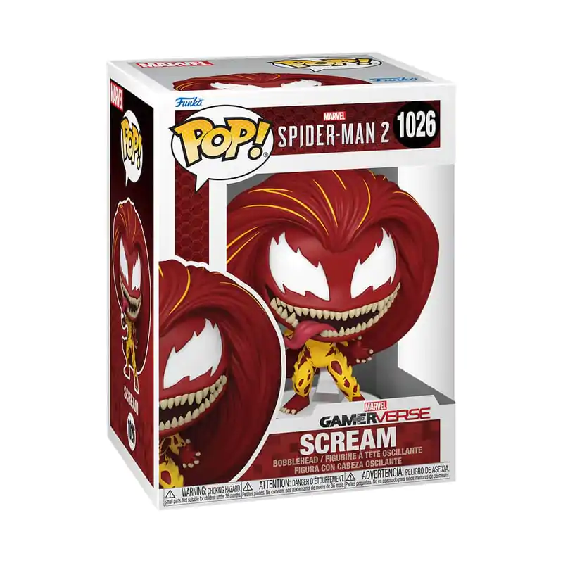 Spiderman 2 Funko POP! Games Vinil Figura Scream 9 cm fotografija izdelka