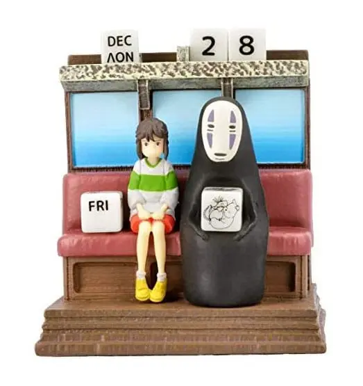 Spirited Away Statue Tri-wheeler Diorama / Calendar Take Unabara Train 11 cmKip Spirited Away Tri-wheeler Diorama / Calendar Take Unabara Train 11 cm fotografija izdelka