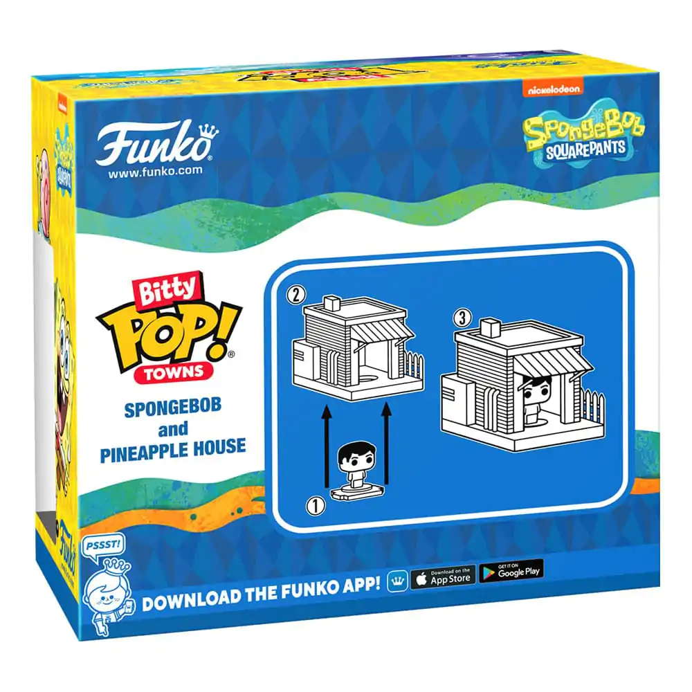 Spongebob Bitty Funko POP! Town Vinil Figura Spongebob doma fotografija izdelka