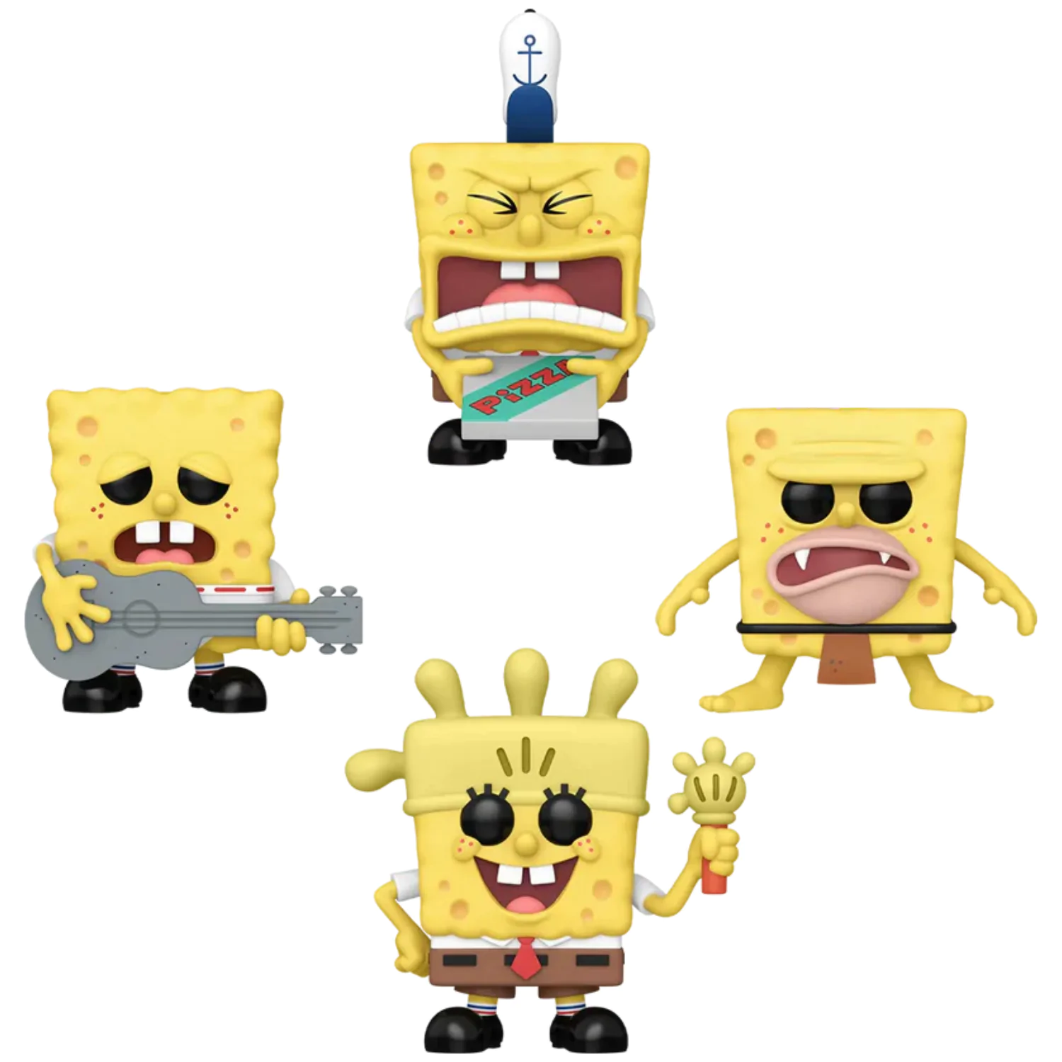 Spongebob Funko POP! Television Vinil Figura Set 4 (EMEA) 9 cm fotografija izdelka