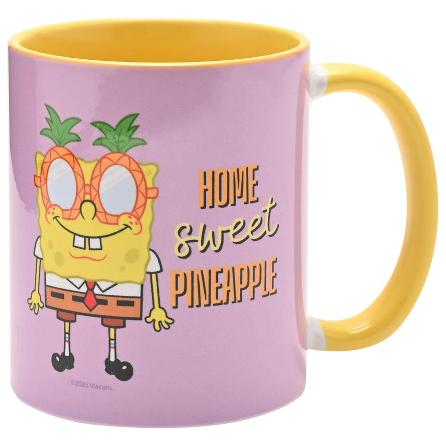SpongeBob Home Sweet Pineapple notranje barvana skodelica 325 ml fotografija izdelka