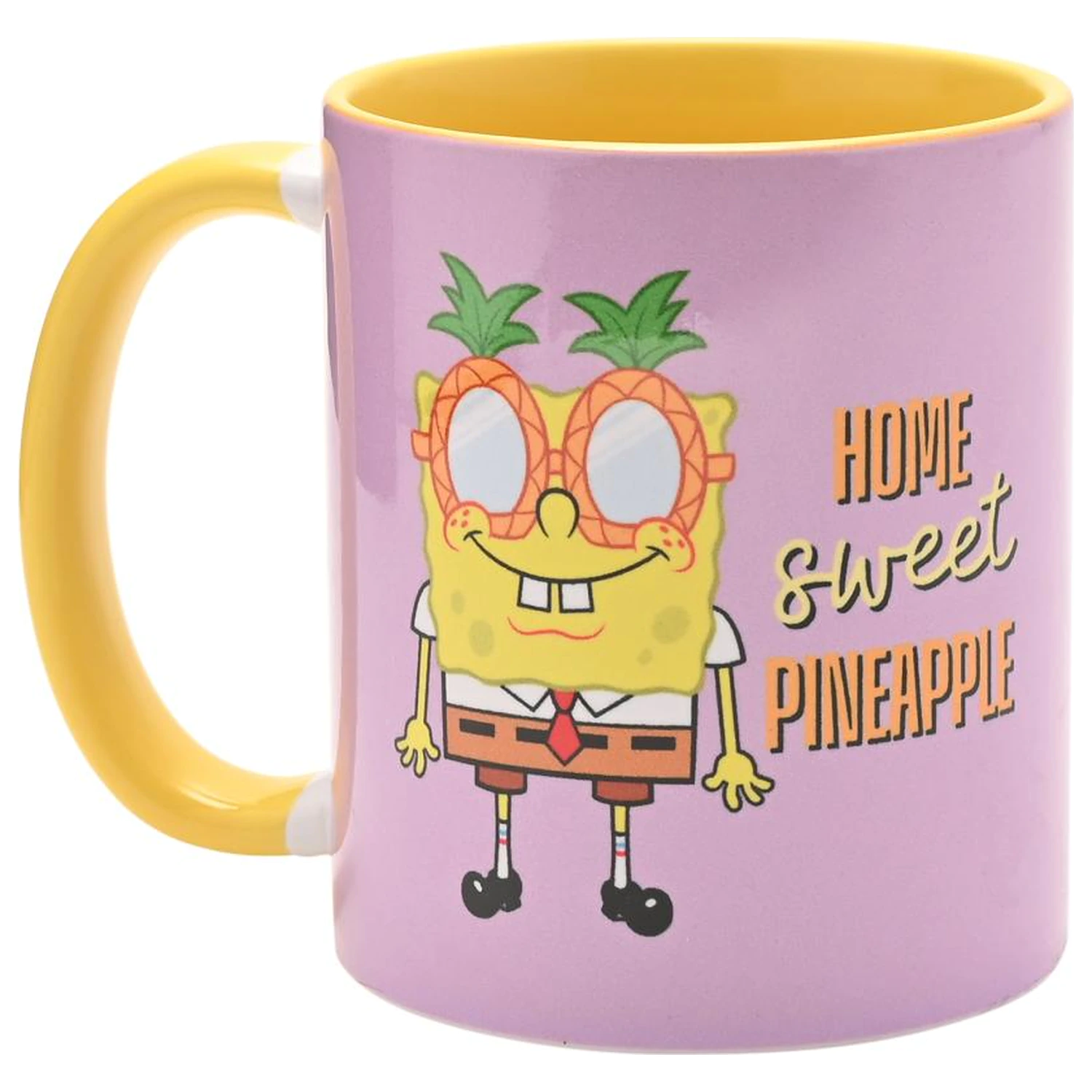 SpongeBob Home Sweet Pineapple notranje barvana skodelica 325 ml fotografija izdelka