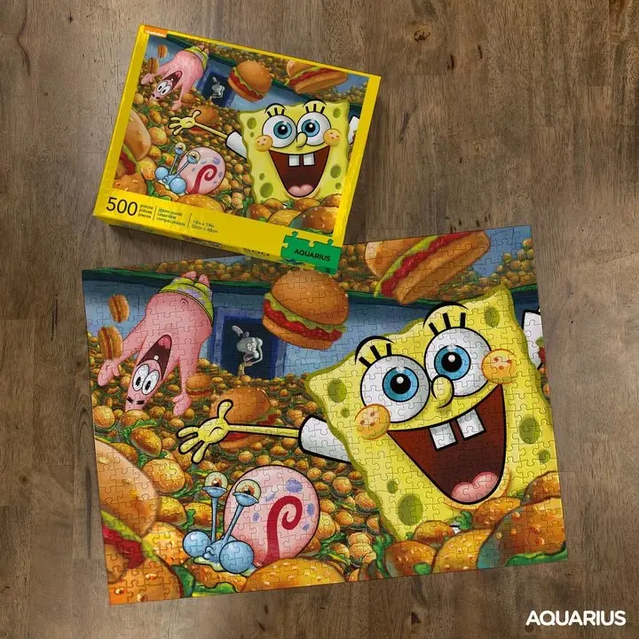 SpongeBob sestavljanka Krabby Patties (500 kosov) fotografija izdelka