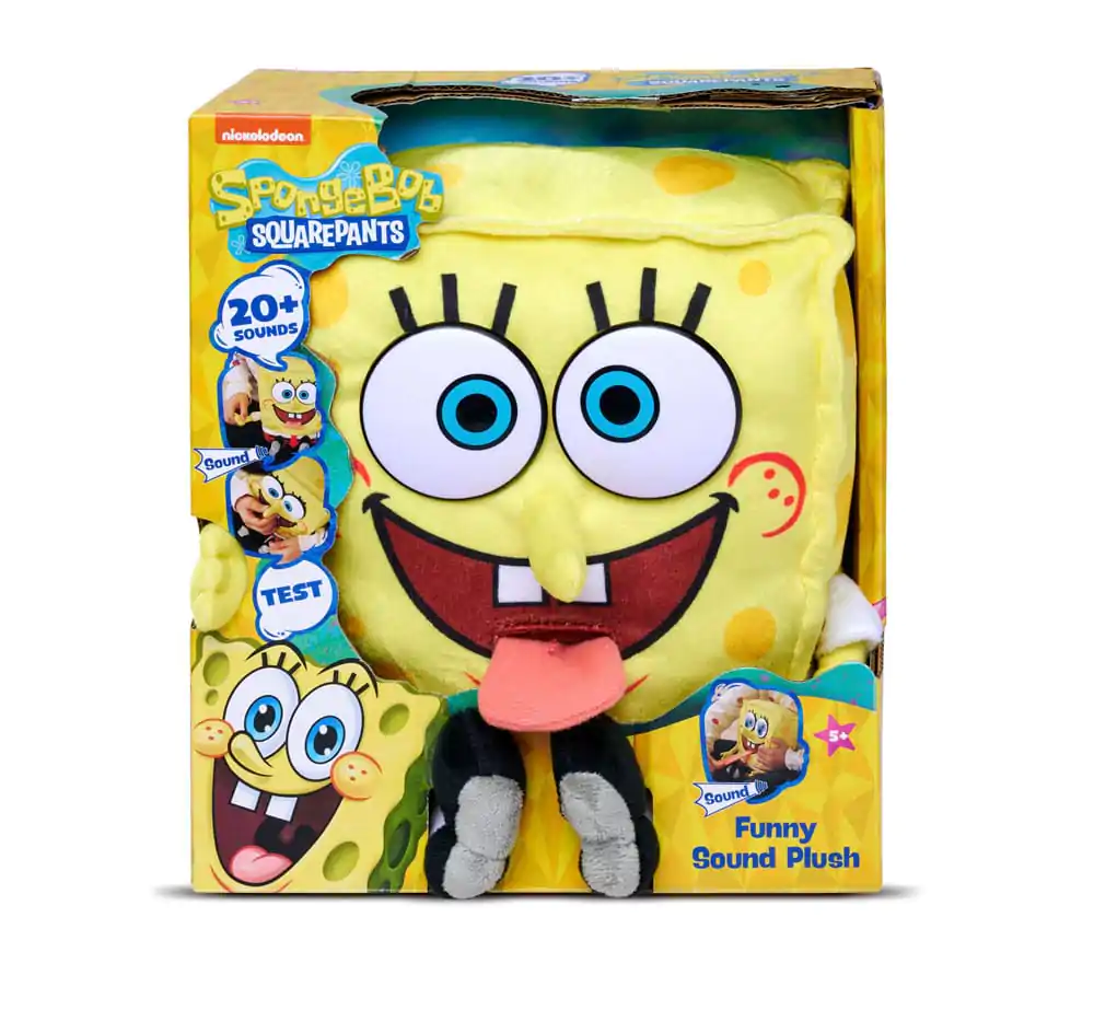 SpongeBob plišasta igrača z zvokom 30 cm fotografija izdelka