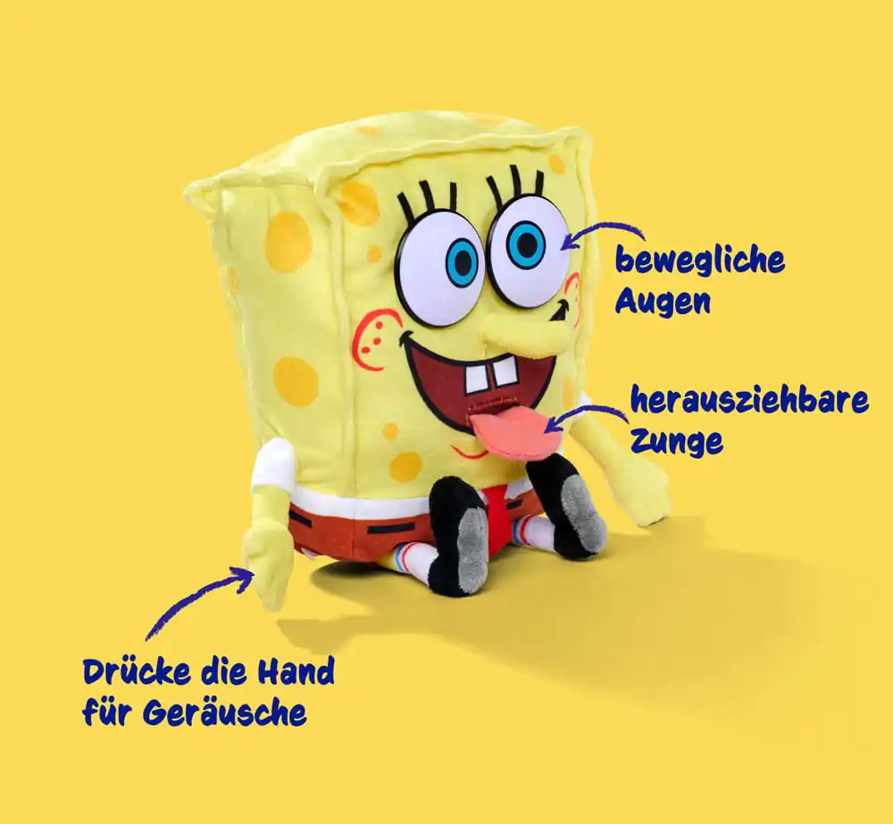 SpongeBob plišasta igrača z zvokom 30 cm fotografija izdelka