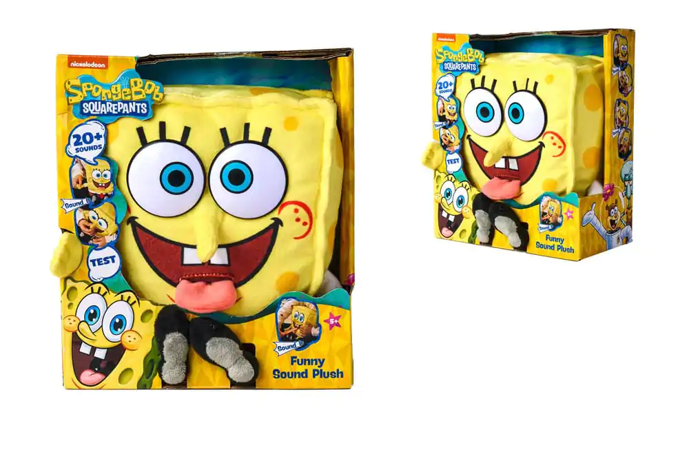 SpongeBob plišasta igrača z zvokom 30 cm fotografija izdelka