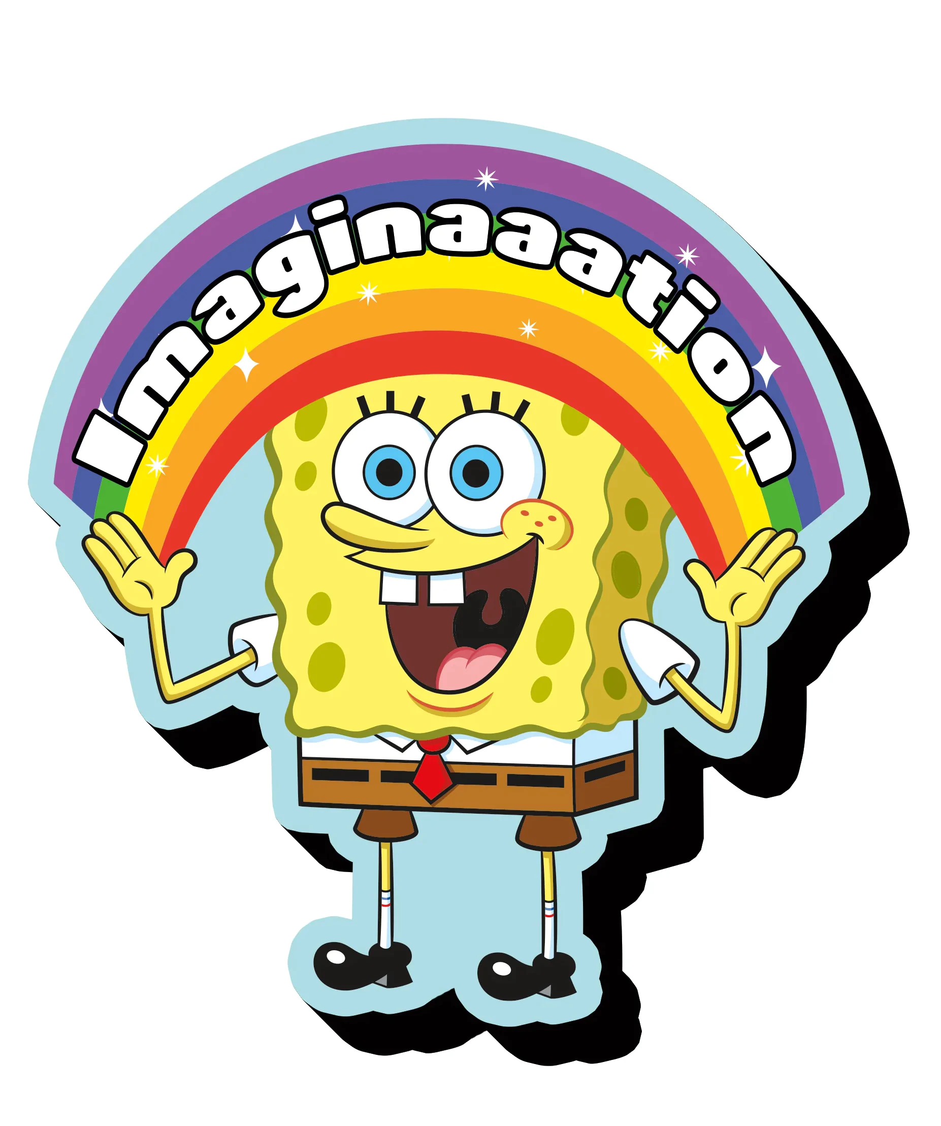 SPONGEBOB SQUAREPANTES Imagination debel magnet fotografija izdelka