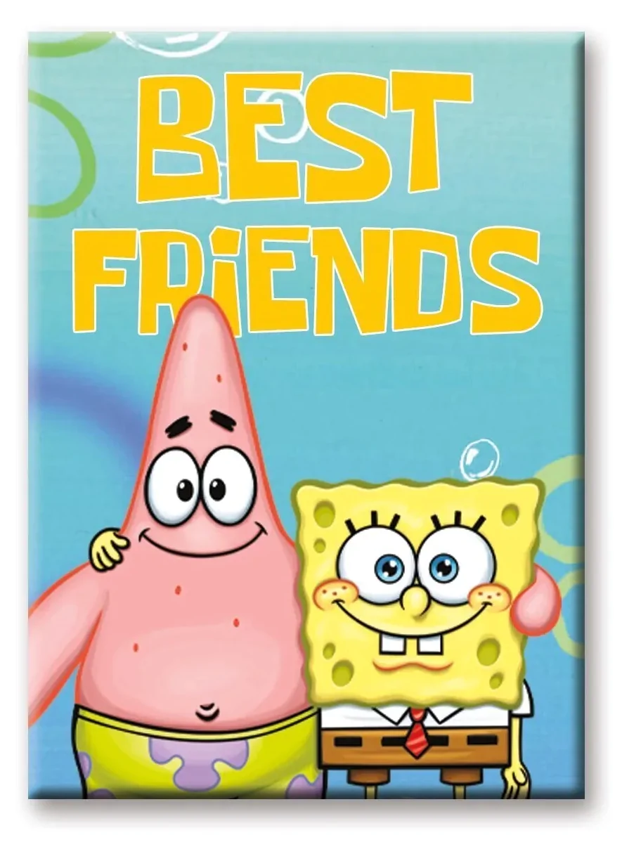 SPONGEBOB SQUAREPANTS Best Friends Magnet - Magnet za najboljše prijatelje fotografija izdelka