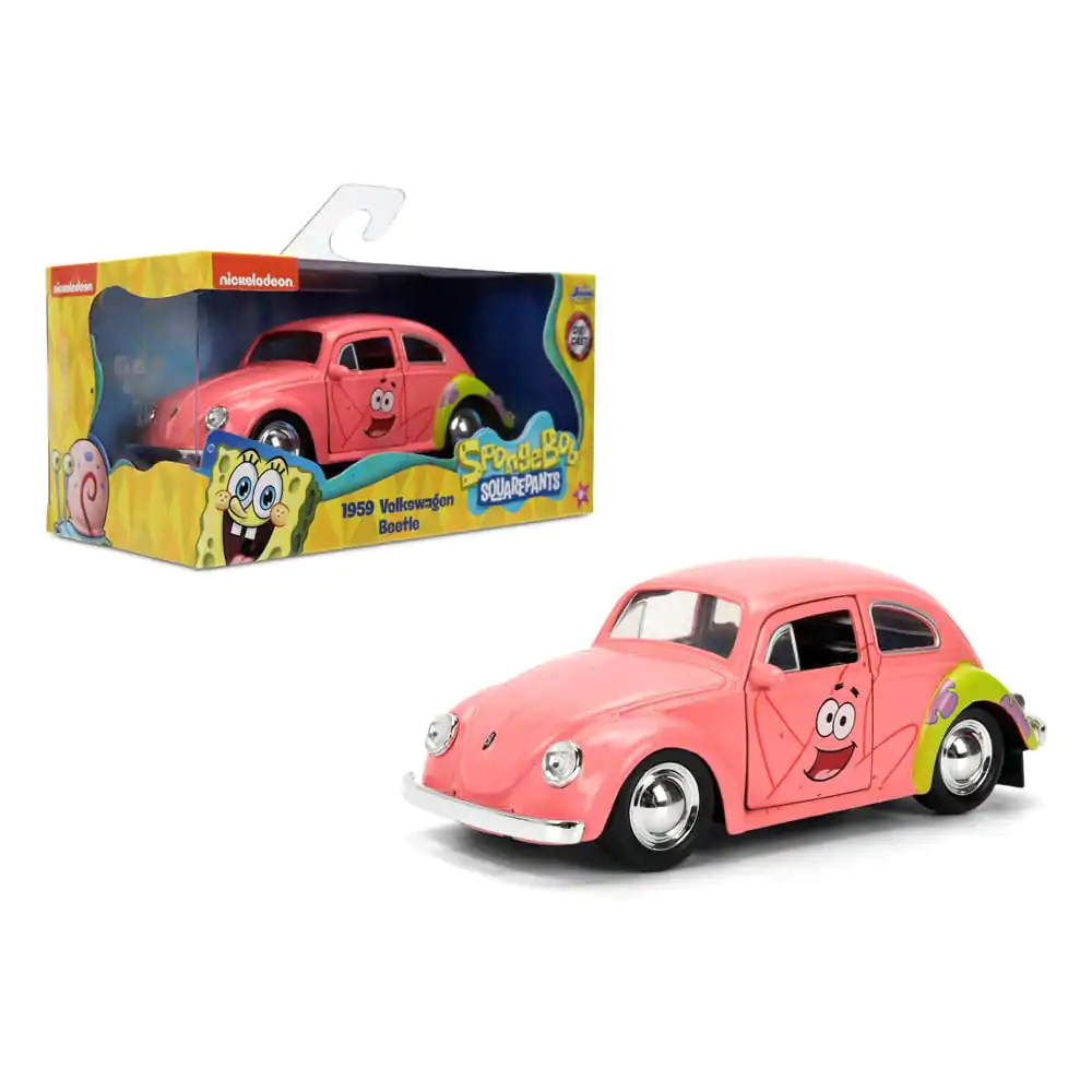 Spongebob Squarepants Diecast Model 1/32 1959 VW Beetle Patrick - modelček, ulit pod tlakom fotografija izdelka