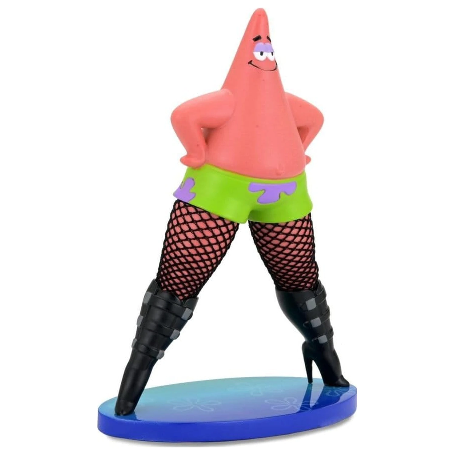SpongeBob SquarePants Goofy Goober Rock Art Figura Patrick Star in mrežastih nogavicah 15 cm fotografija izdelka
