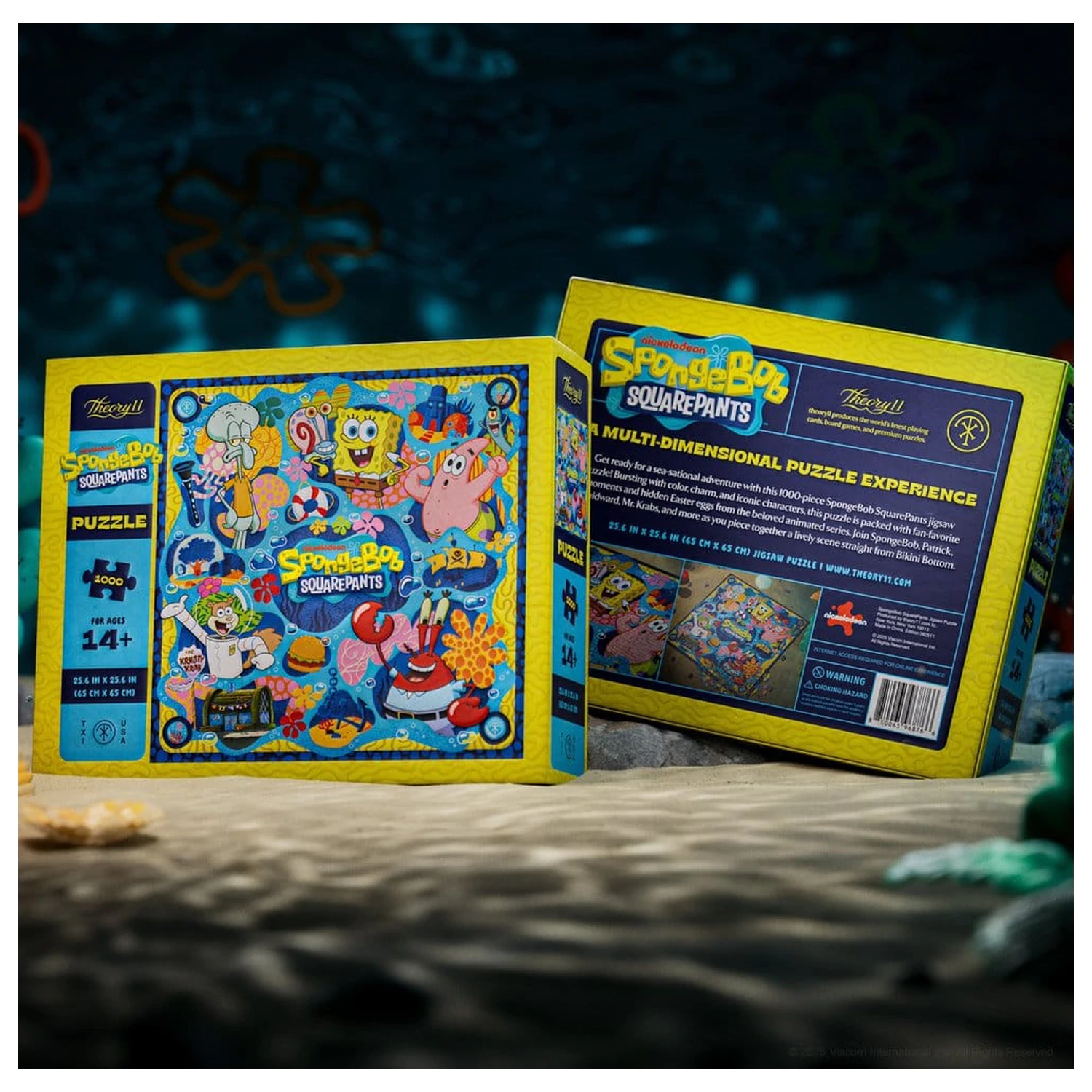 SpongeBob SquarePants večdimenzionalna sestavljanka (1000 kosov) fotografija izdelka