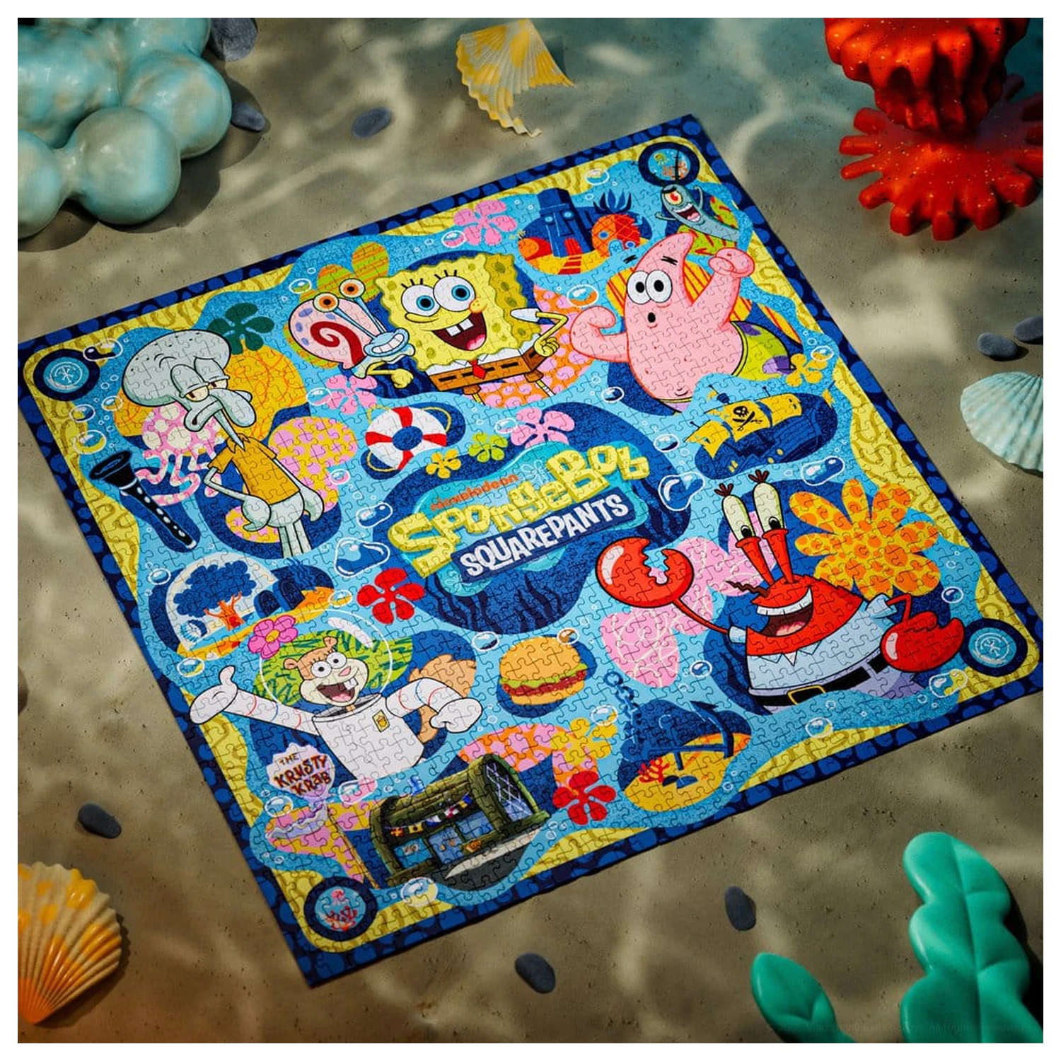 SpongeBob SquarePants večdimenzionalna sestavljanka (1000 kosov) fotografija izdelka