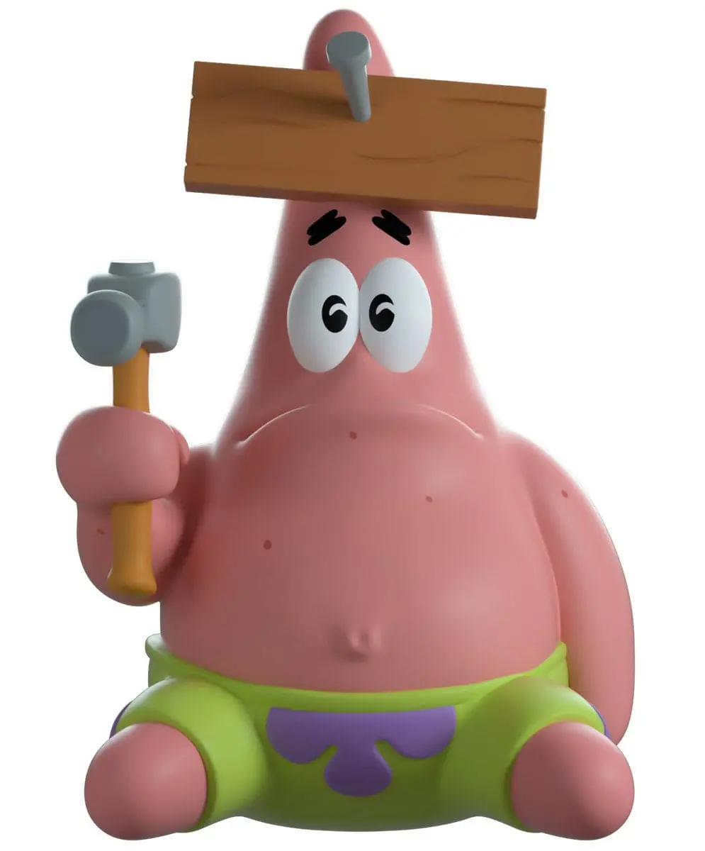 SpongeBob SquarePants Vinyl Figure Zabijanje žebljev Patrick 10 cm fotografija izdelka