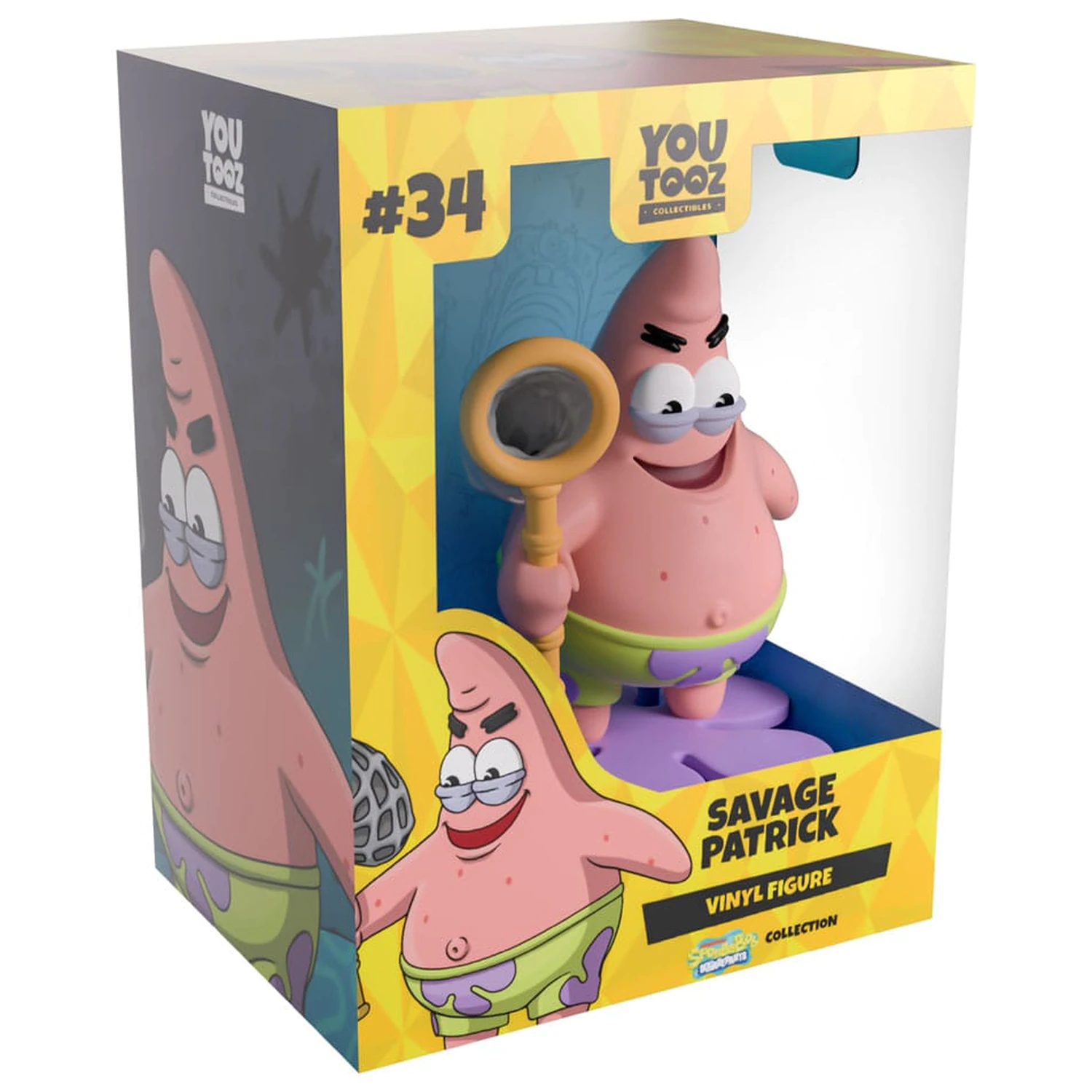 SpongeBob SquarePants vinilna figura Savage Patrick 11 cm fotografija izdelka