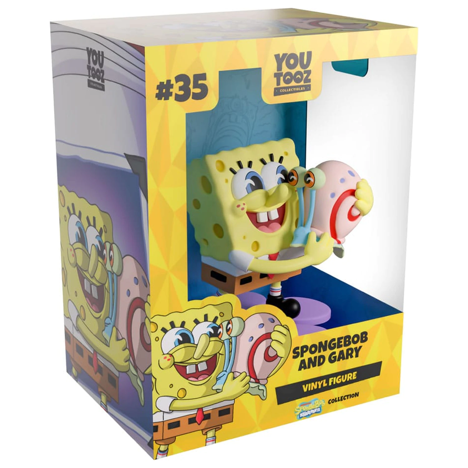 SpongeBob SquarePants vinilna figura Spongebob & Gary 9 cm fotografija izdelka