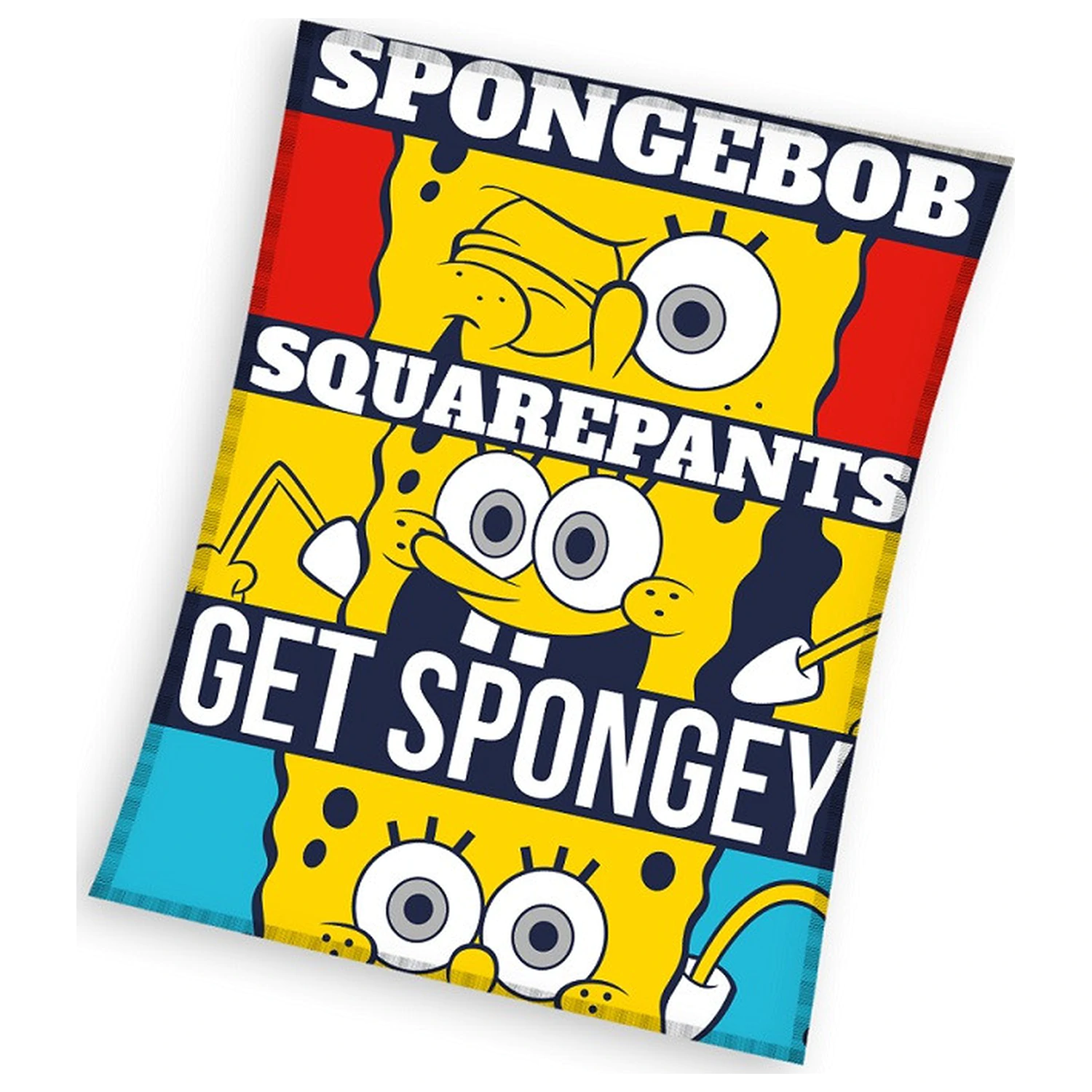 SpongeBob Get Spongey flis odeja fotografija izdelka