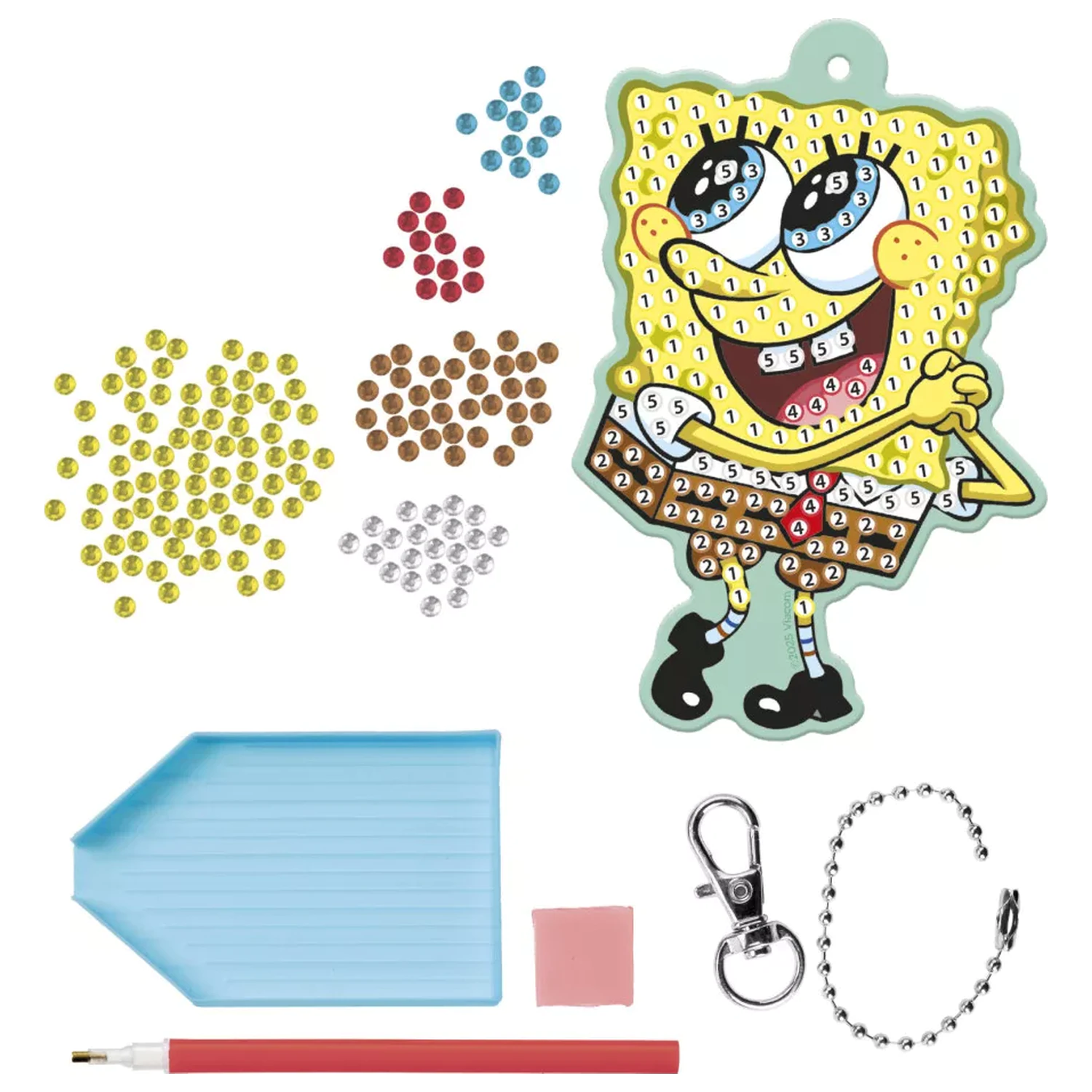 SpongeBob Smile Diamond komplet za izdelavo obeska za ključe fotografija izdelka