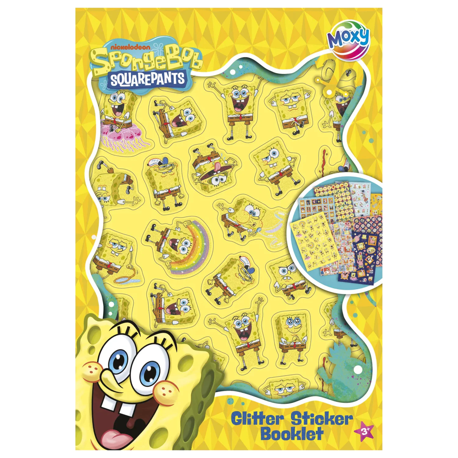 SpongeBob Smile paket nalepk 8 listov fotografija izdelka