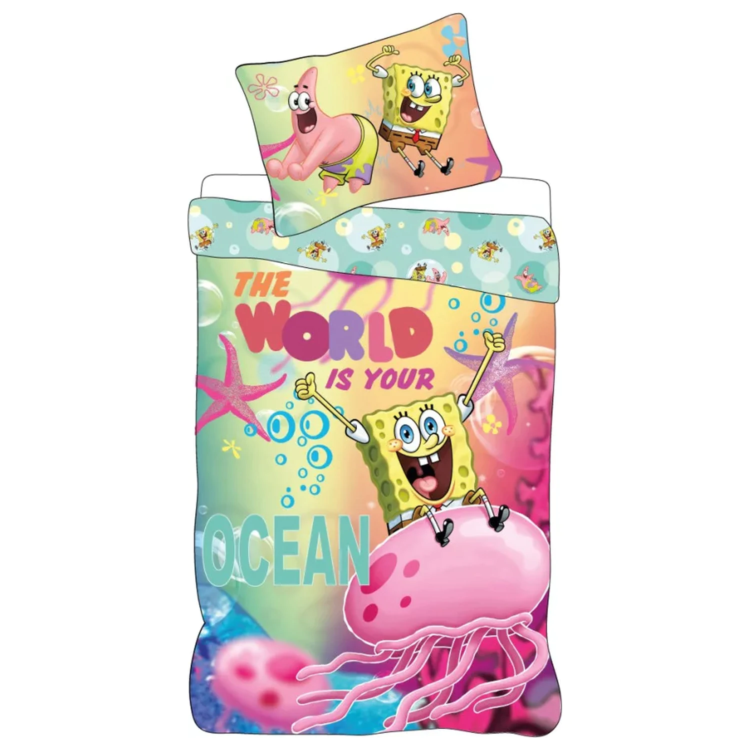 SpongeBob The World komplet prevleke za odejo fotografija izdelka