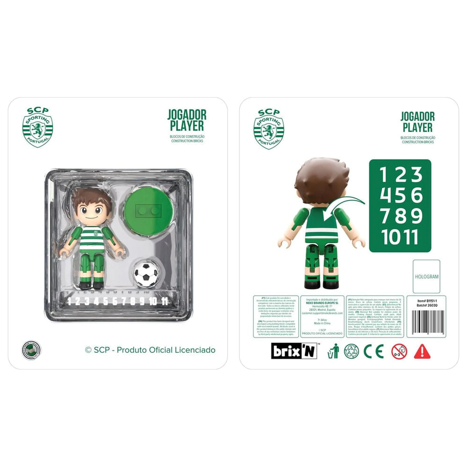 Sporting PT figurica igralca 4cm fotografija izdelka