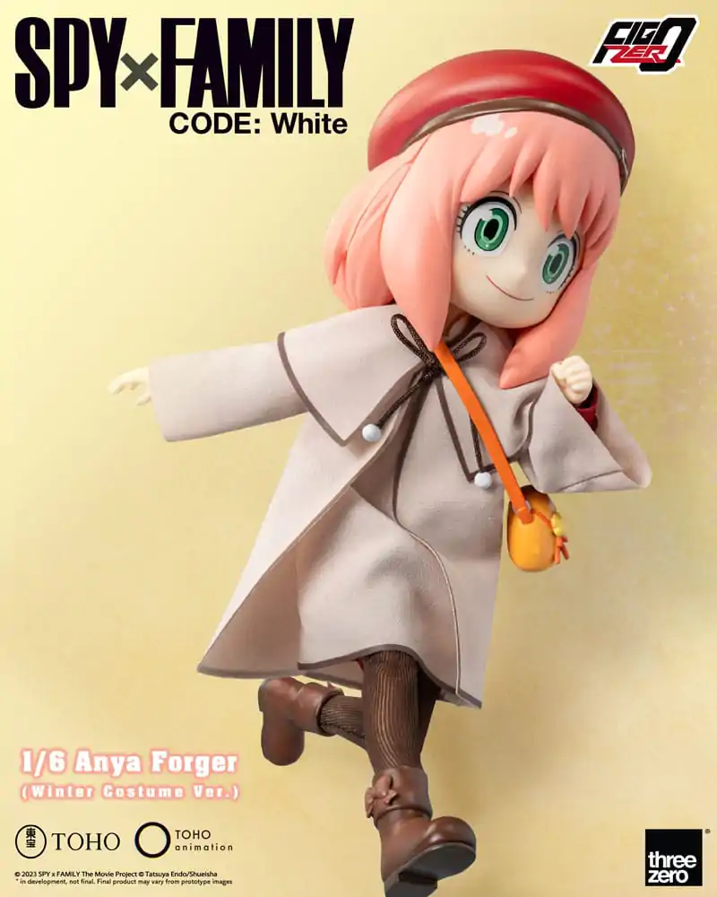 Spy x Family Code: White FigZero akcijska figura 1/6 Anya Forger zimska različica kostuma 17 cm fotografija izdelka