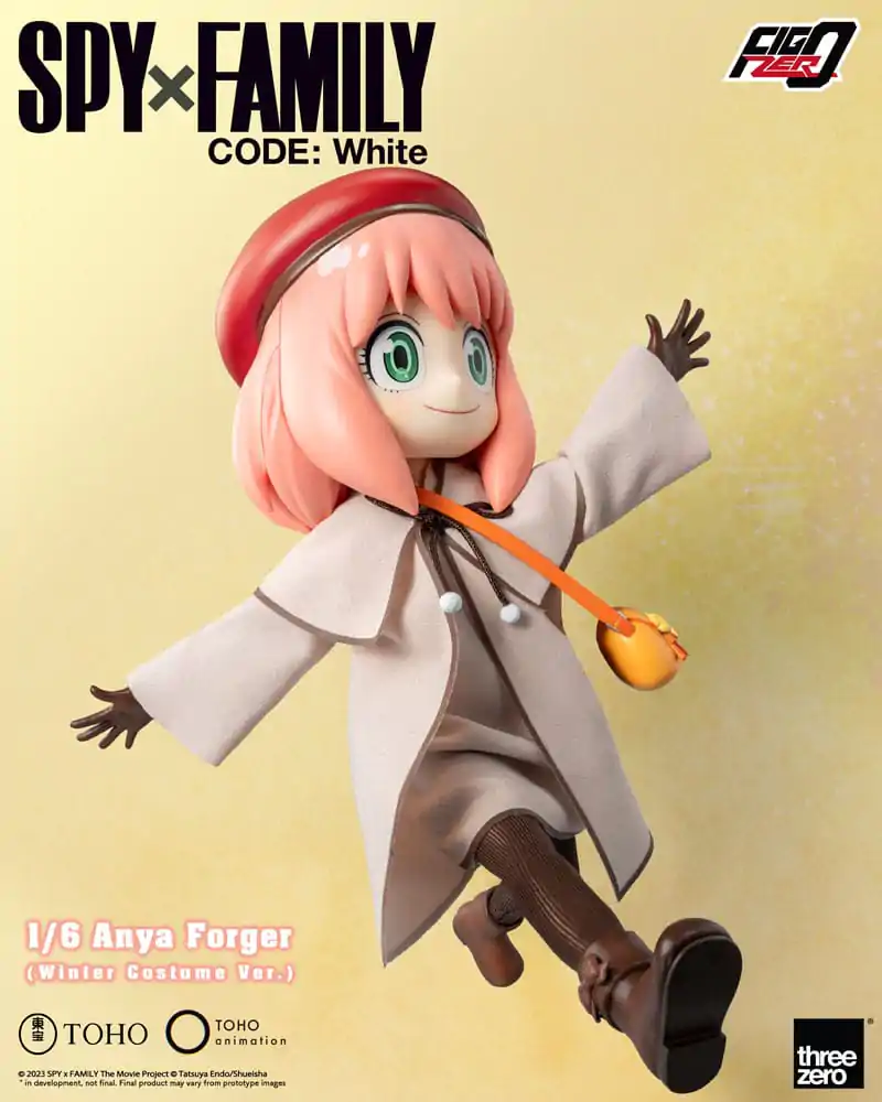 Spy x Family Code: White FigZero akcijska figura 1/6 Anya Forger zimska različica kostuma 17 cm fotografija izdelka