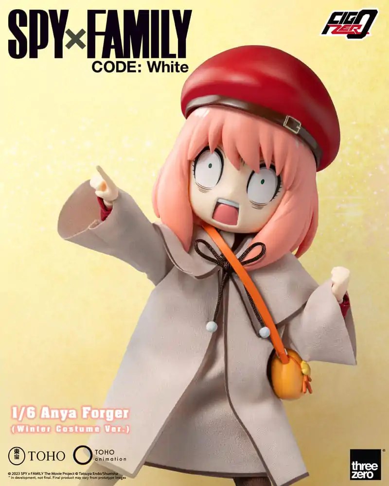 Spy x Family Code: White FigZero akcijska figura 1/6 Anya Forger zimska različica kostuma 17 cm fotografija izdelka