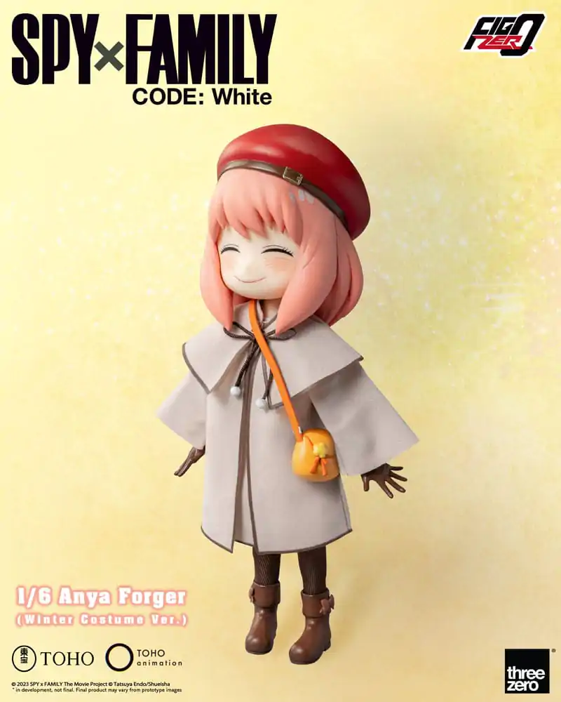 Spy x Family Code: White FigZero akcijska figura 1/6 Anya Forger zimska različica kostuma 17 cm fotografija izdelka