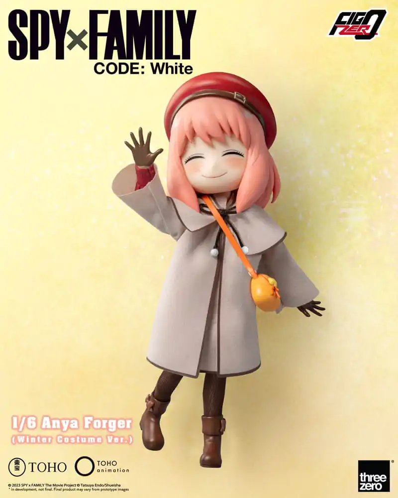 Spy x Family Code: White FigZero akcijska figura 1/6 Anya Forger zimska različica kostuma 17 cm fotografija izdelka