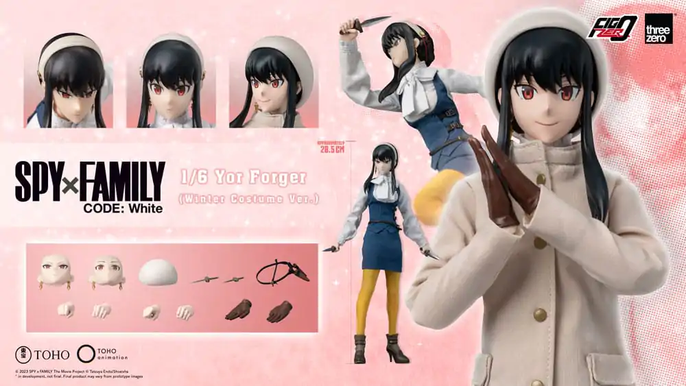 Spy x Family FigZero Akcijska figura 1/6 Yor Forger (Winter Costume Ver.) 28 cm fotografija izdelka