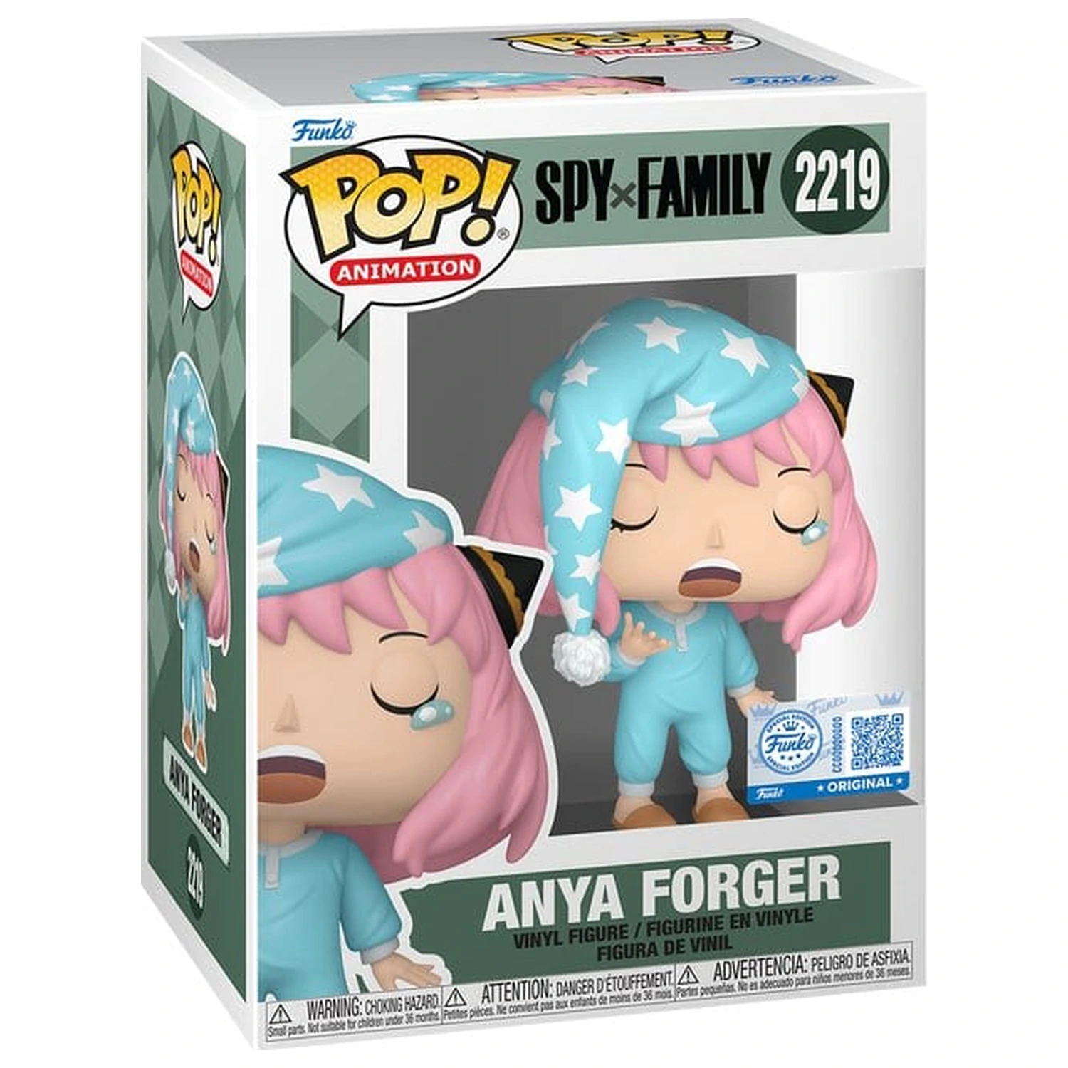 Spy x Family Funko POP! Animation vinilna figura Anya Forger (Pajamas) 9 cm fotografija izdelka
