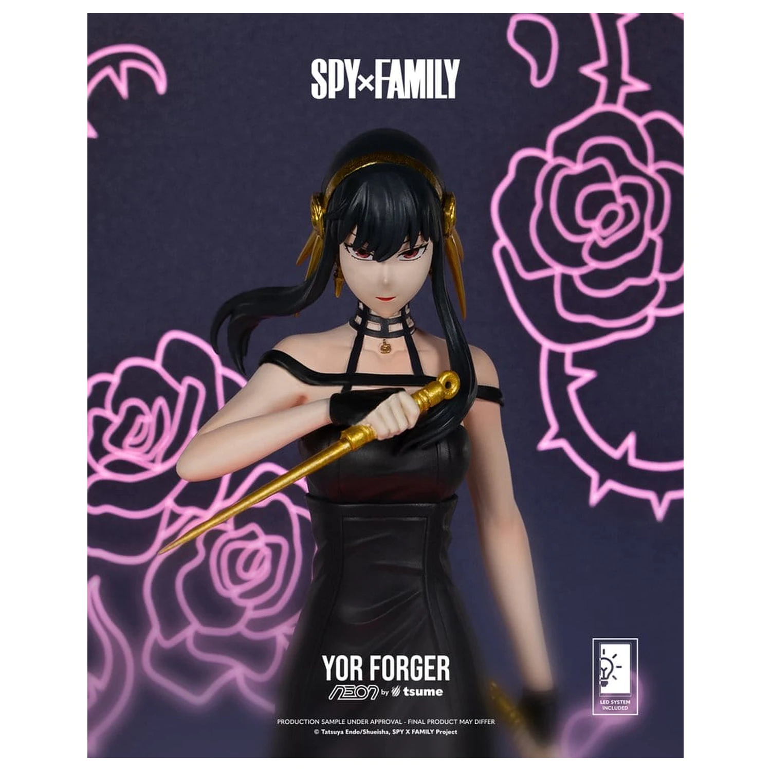 Spy x Family Neon figurica 1/9 Yor Forger 20 cm fotografija izdelka