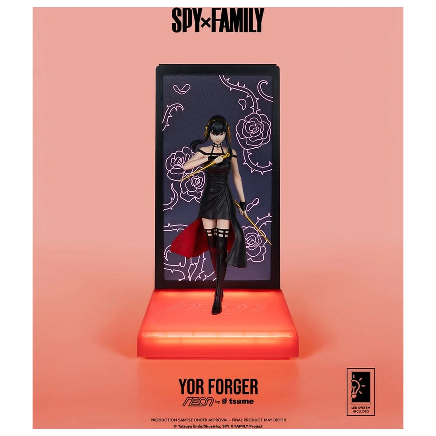 Spy x Family Neon figurica 1/9 Yor Forger 20 cm fotografija izdelka