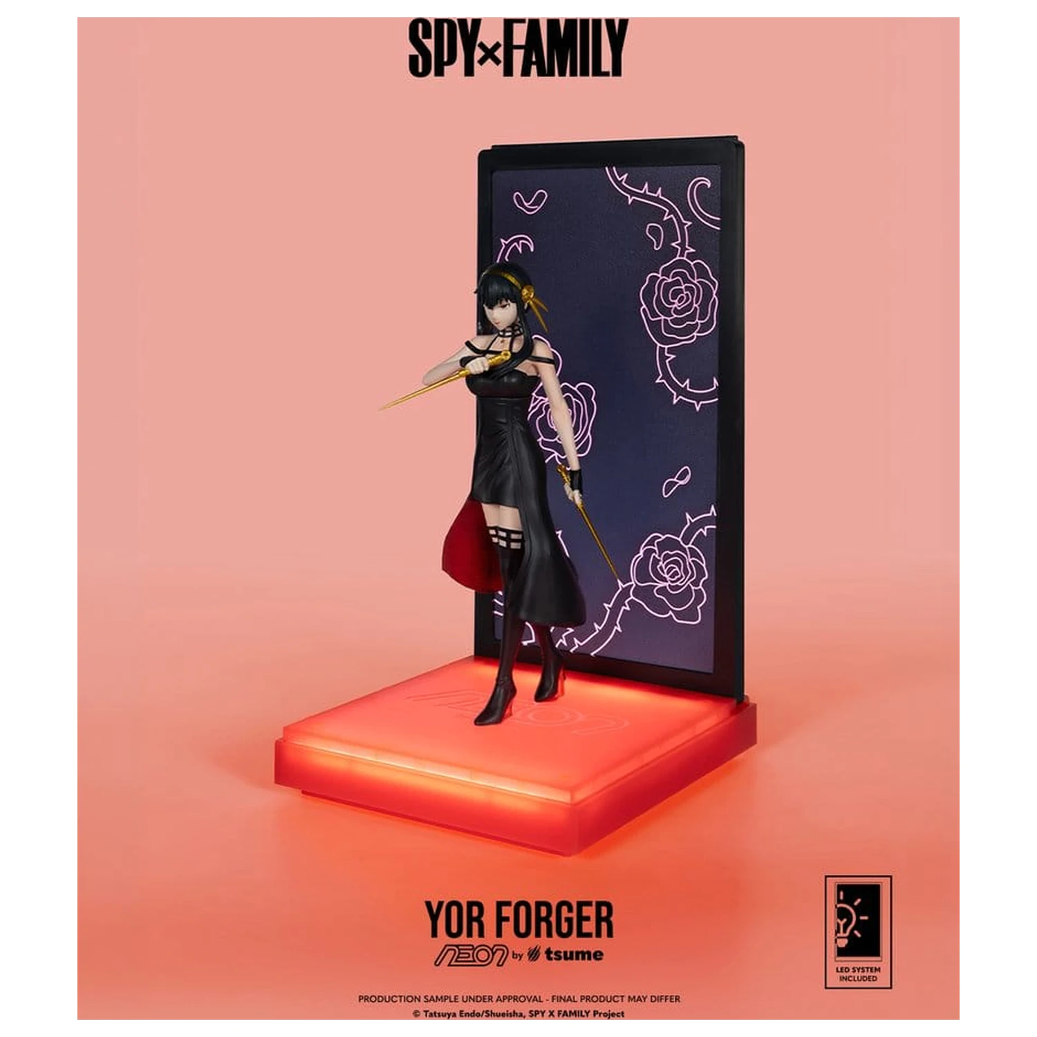 Spy x Family Neon figurica 1/9 Yor Forger 20 cm fotografija izdelka