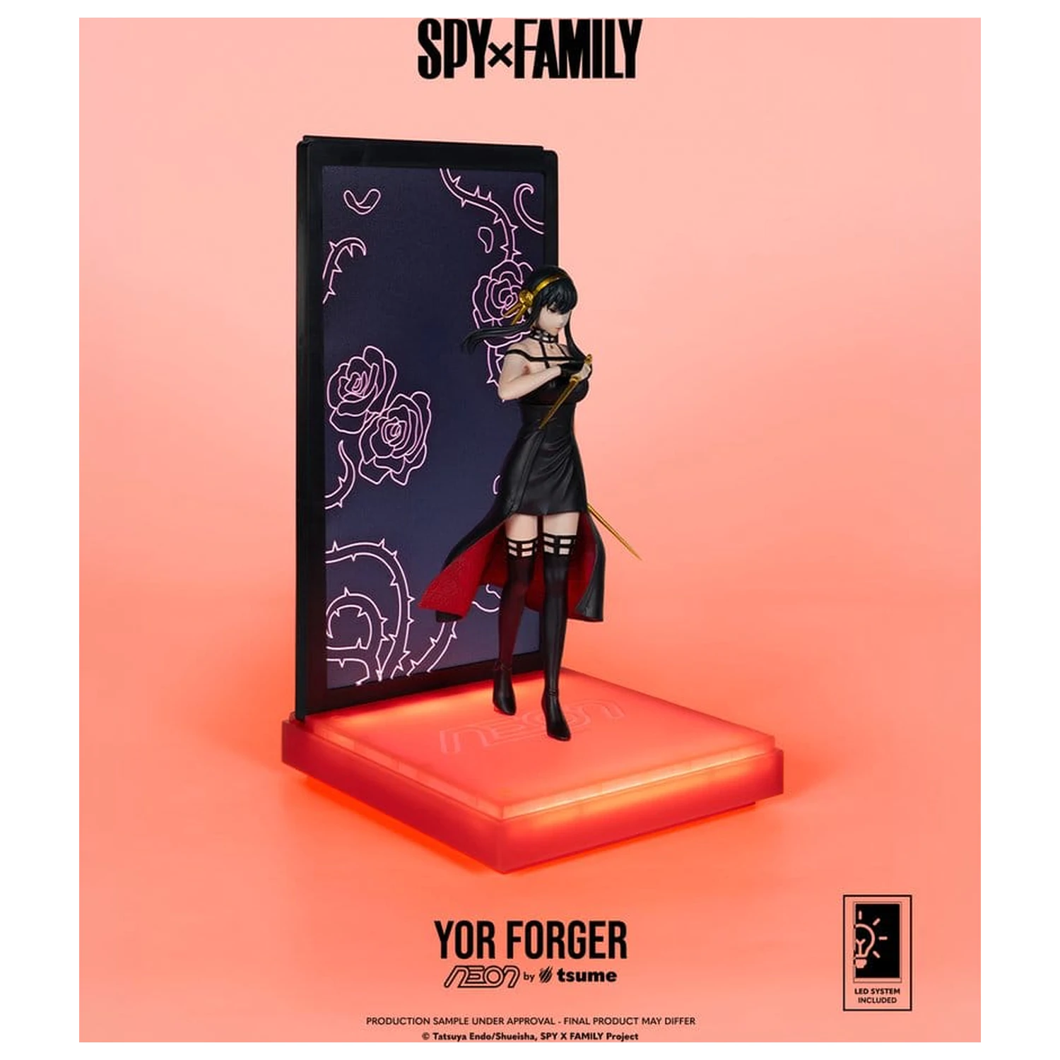 Spy x Family Neon figurica 1/9 Yor Forger 20 cm fotografija izdelka