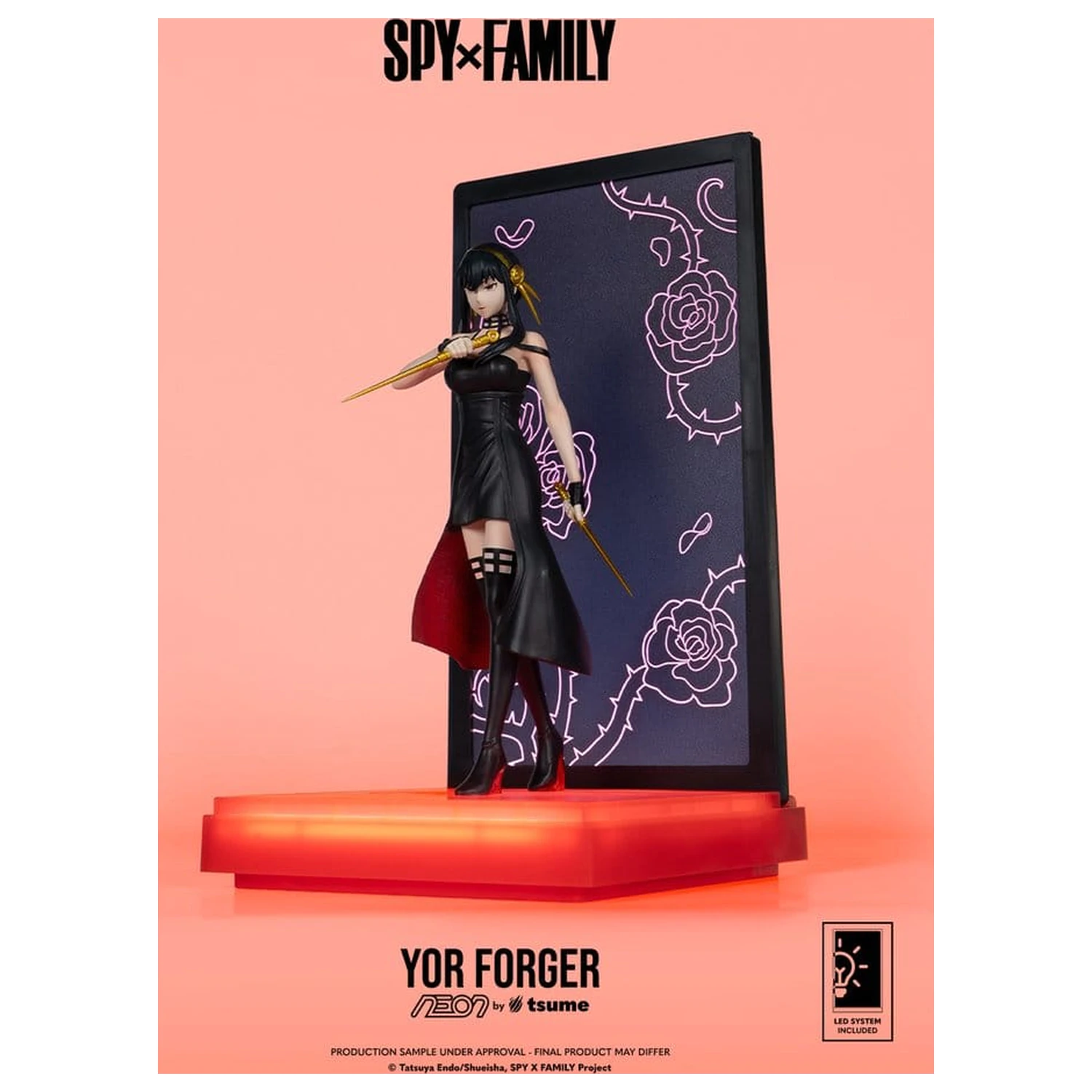 Spy x Family Neon figurica 1/9 Yor Forger 20 cm fotografija izdelka