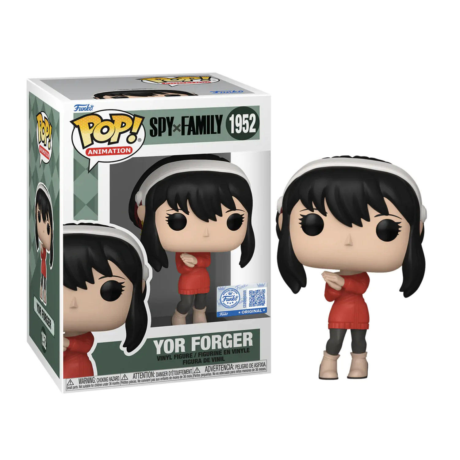 Spy x Family Pop! Animation vinilna figura Yor Forger (Red Sweater) Exclusive 9 cm fotografija izdelka