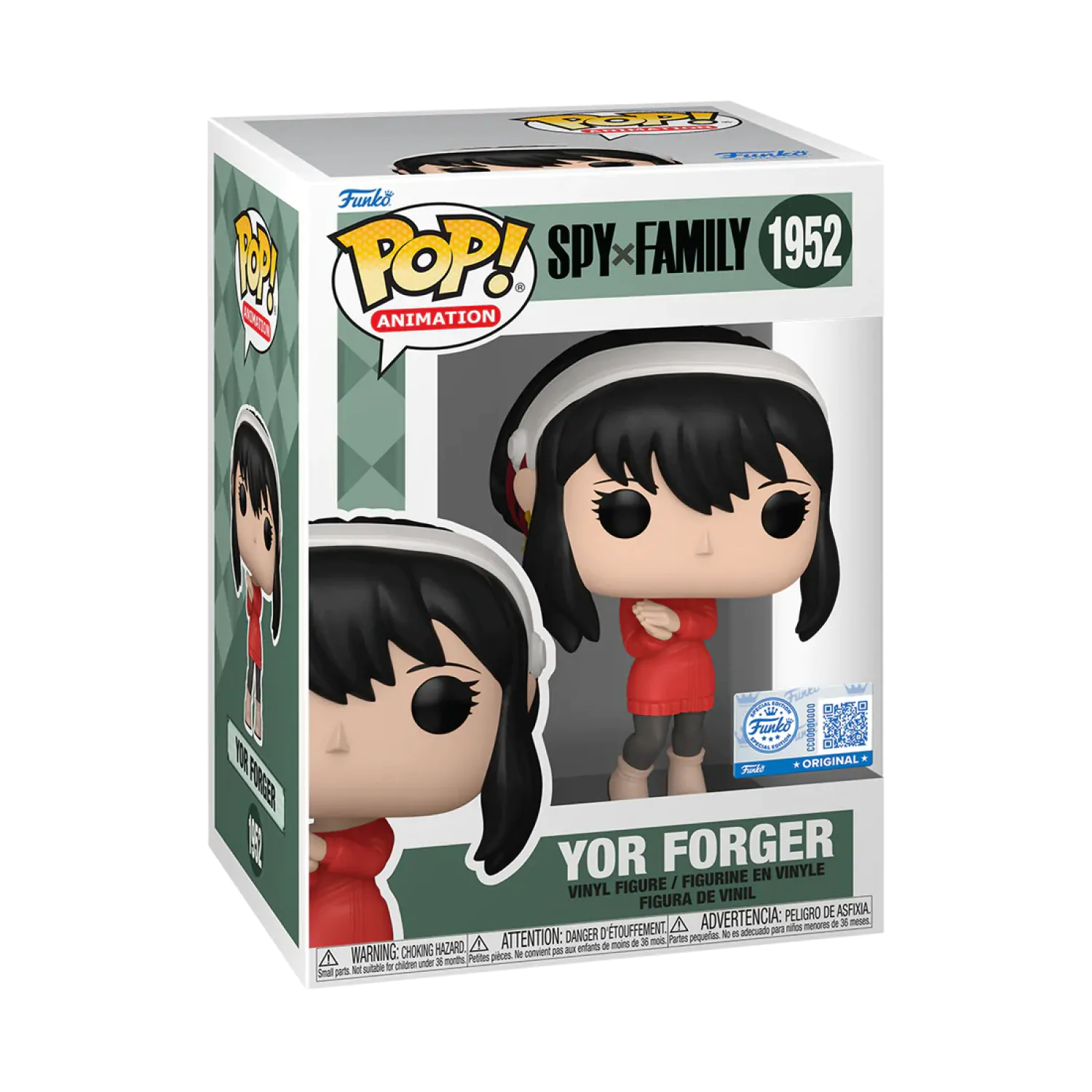 Spy x Family Pop! Animation vinilna figura Yor Forger (Red Sweater) Exclusive 9 cm fotografija izdelka
