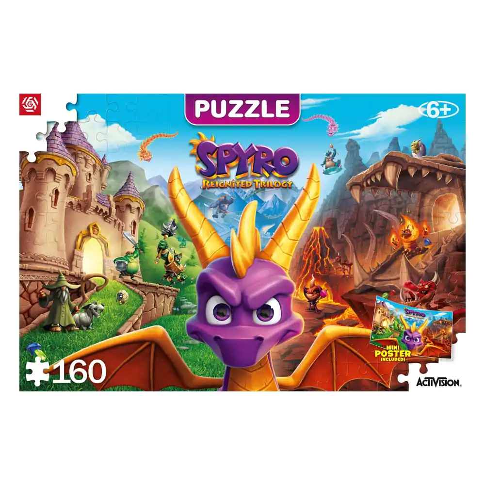 Spyro Reignited Trilogy otroške puzzle (160 kosov) fotografija izdelka