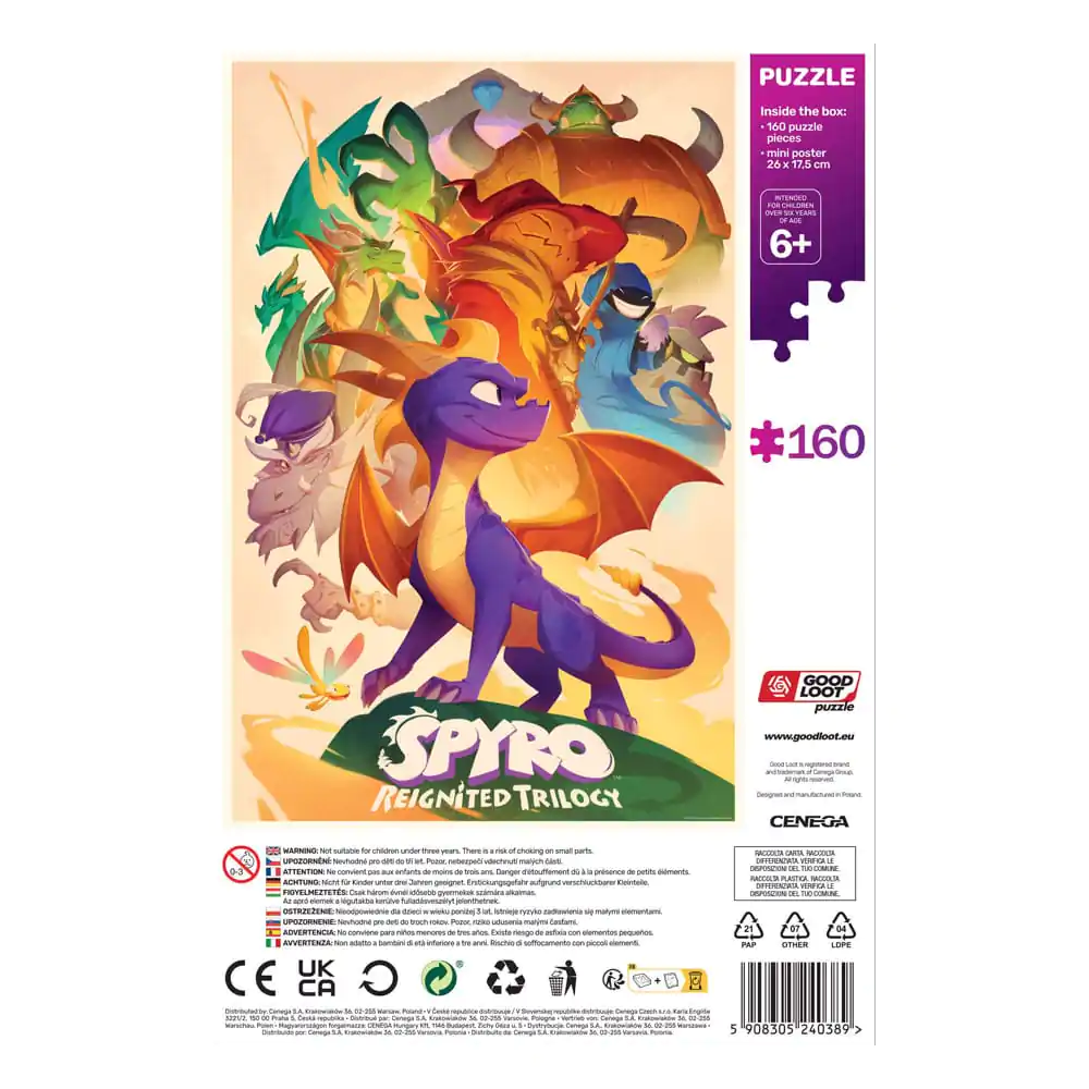 Spyro Reignited Trilogy Otroške puzzle Heroji (160 kosov) fotografija izdelka