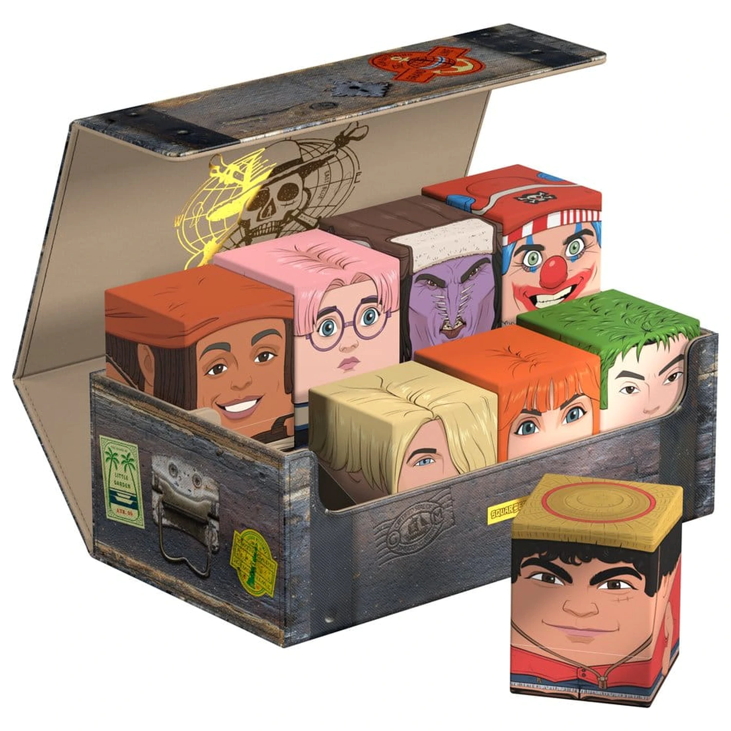 Squaroes Collectors Case 800 ONE PIECE - Lesena skrinja fotografija izdelka