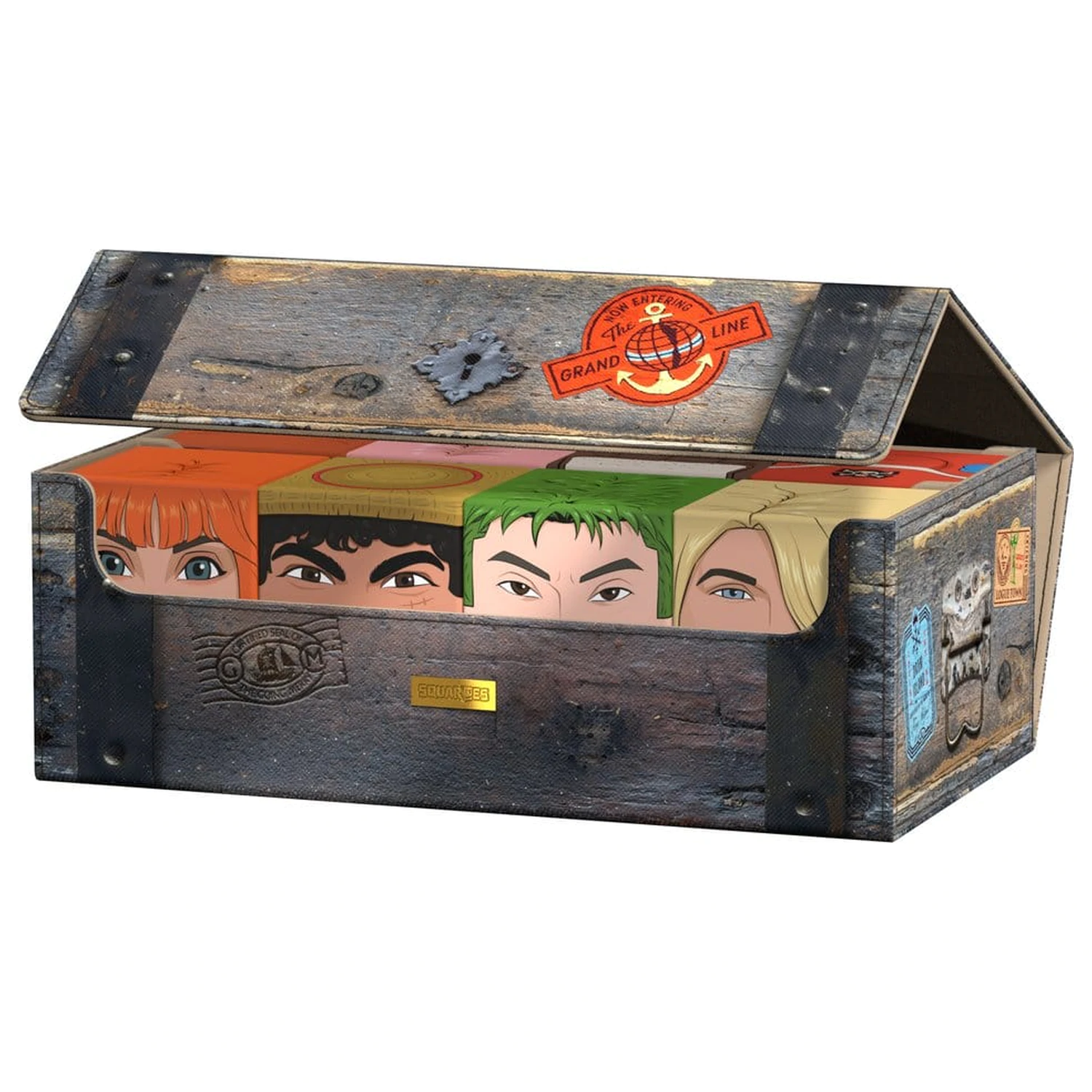 Squaroes Collectors Case 800 ONE PIECE - Lesena skrinja fotografija izdelka