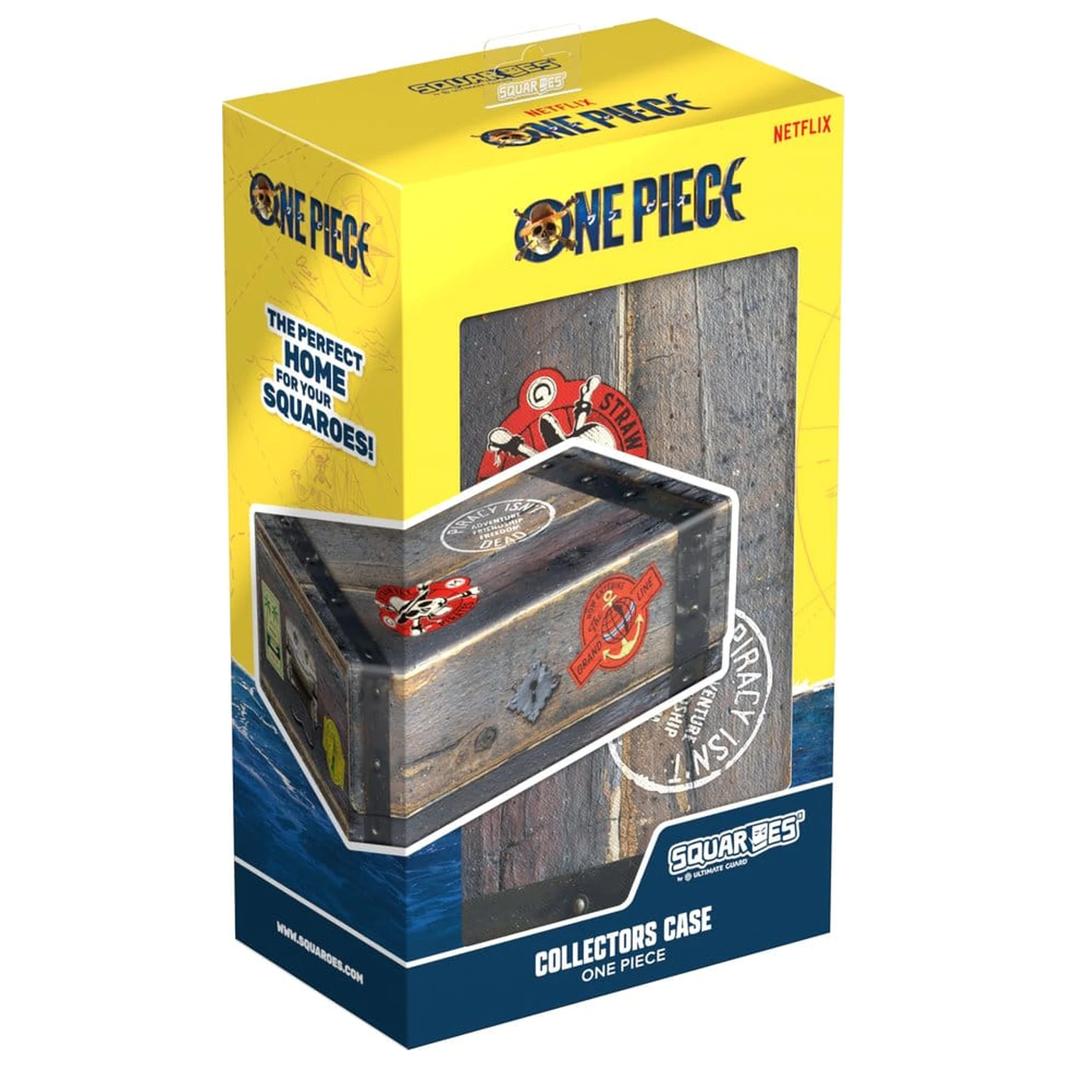 Squaroes Collectors Case 800 ONE PIECE - Lesena skrinja fotografija izdelka